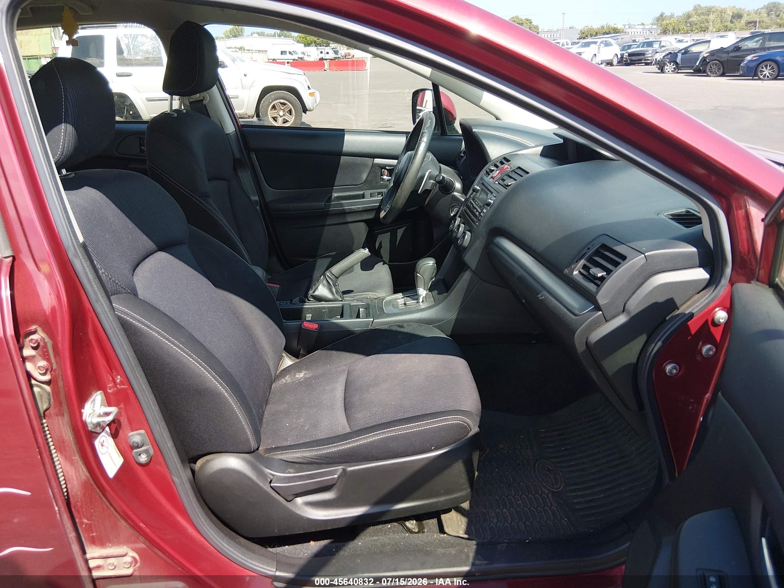 2014 Subaru Impreza 2.0i Sport Premium Red vin: JF1GPAL64E8237136