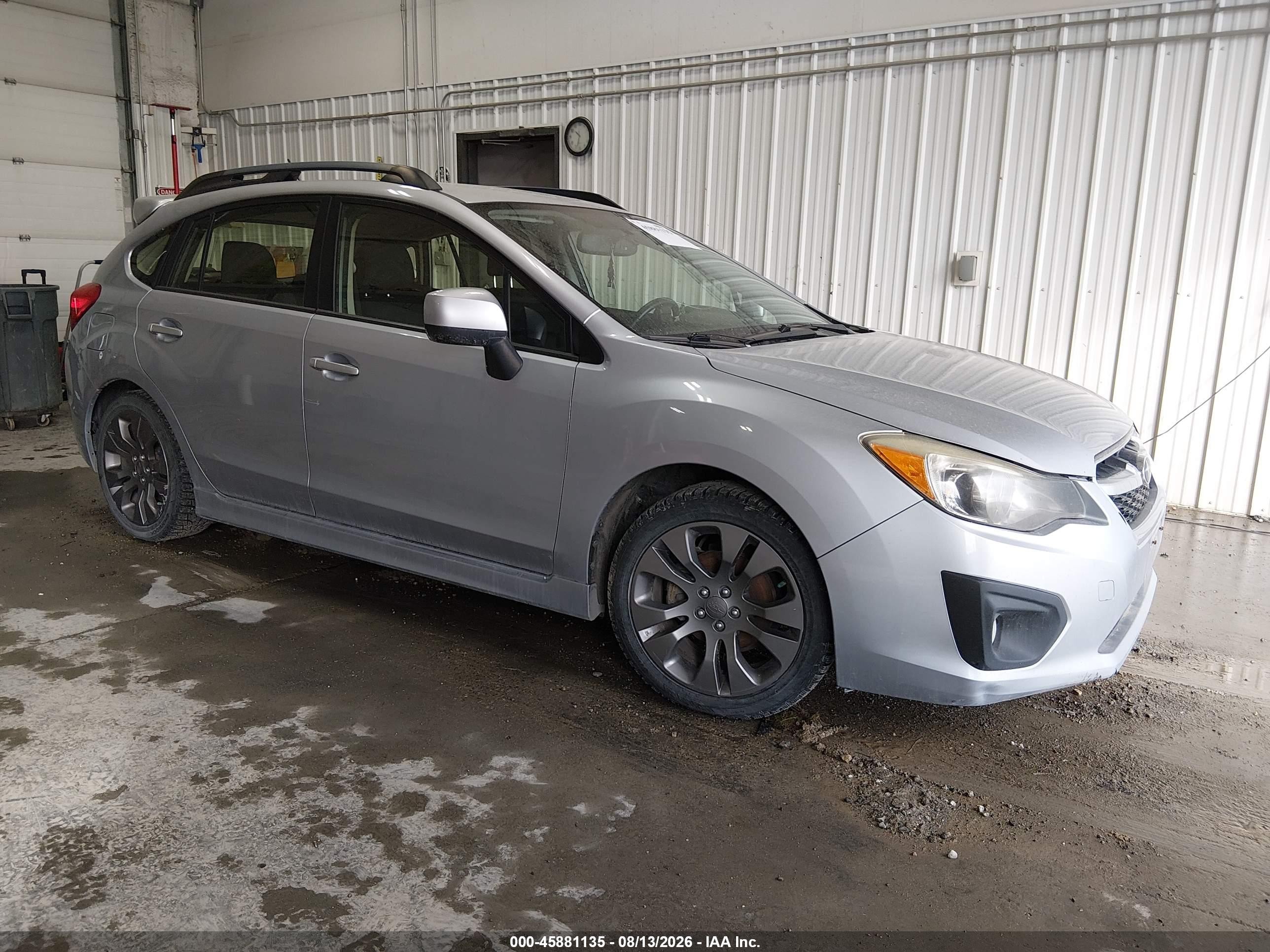 2014 Subaru Impreza 2.0i Sport Premium Silver vin: JF1GPAL64E8239243