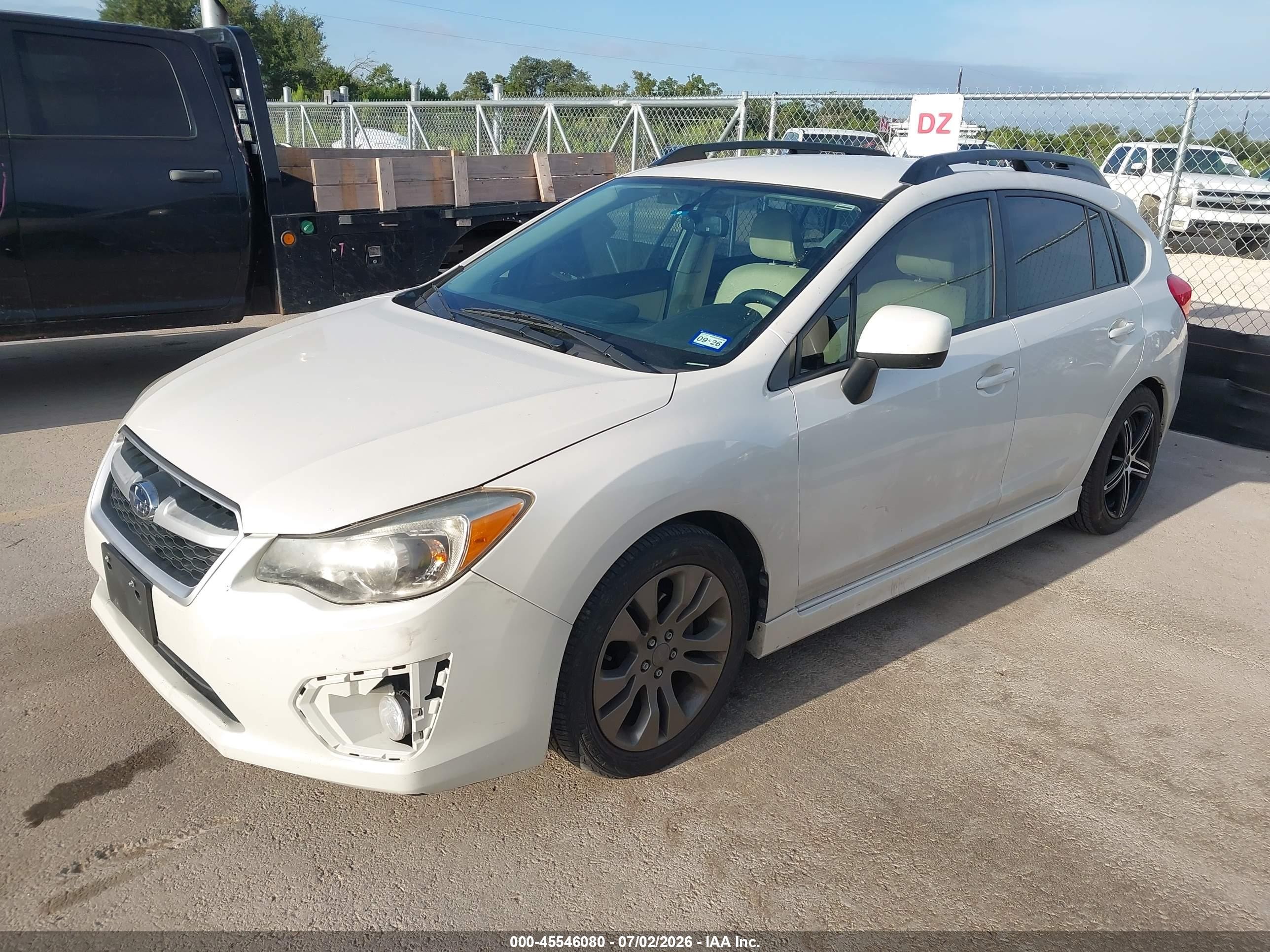 2014 Subaru Impreza 2.0i Sport Premium White vin: JF1GPAL64E8268273