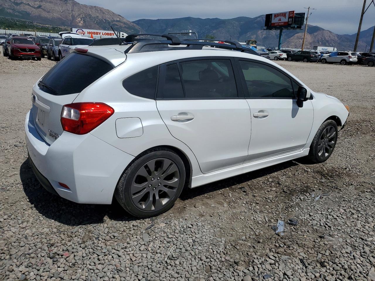2014 Subaru Impreza Sport Premium Белый vin: JF1GPAL64E8292184