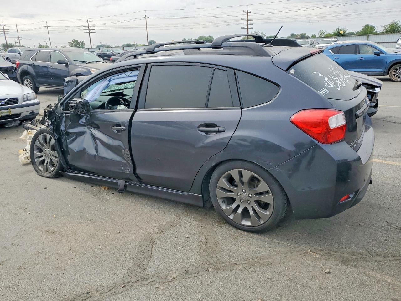 2014 Subaru Impreza Sport Premium Black vin: JF1GPAL64E8325863