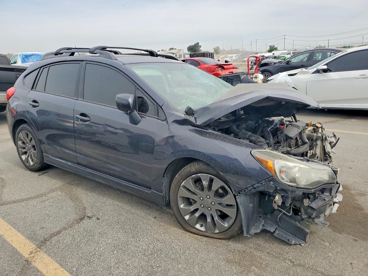 2014 Subaru Impreza Sport Premium Black vin: JF1GPAL64E8325863
