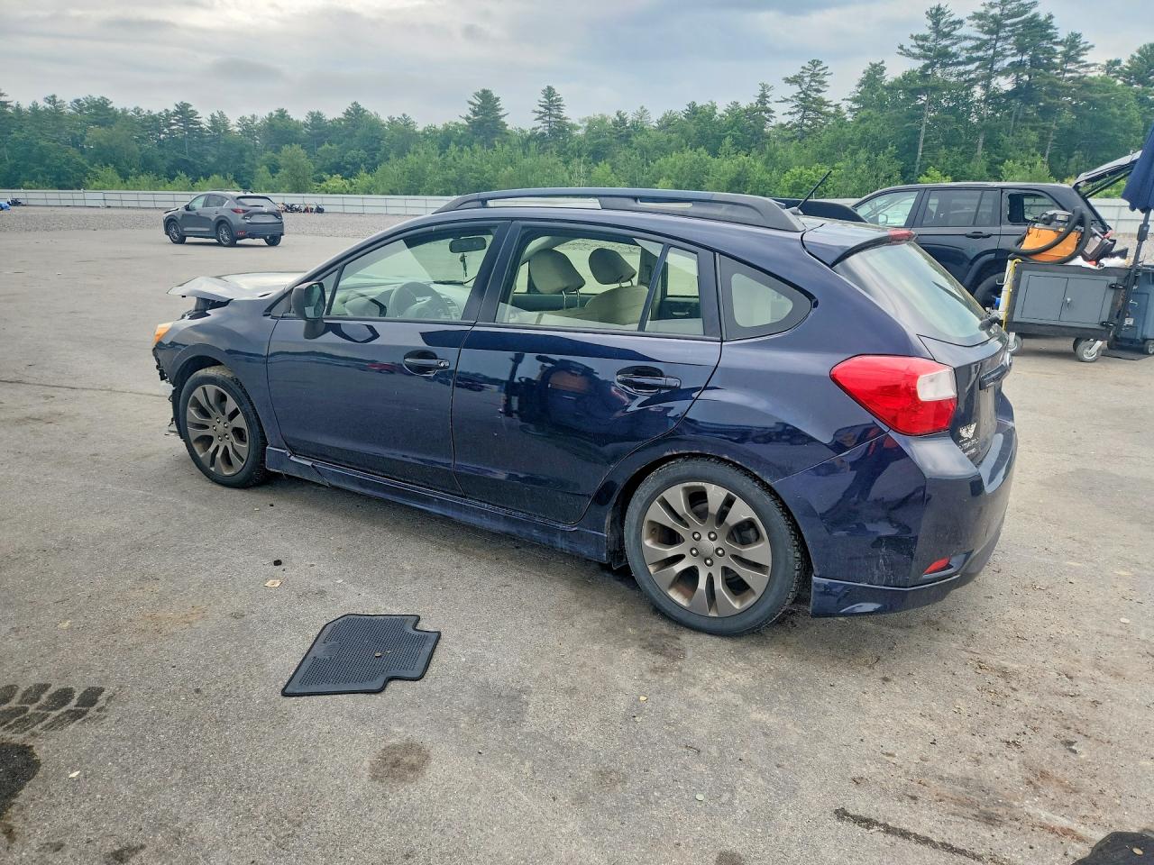 2014 Subaru Impreza Sport Premium Blue vin: JF1GPAL64EH298471