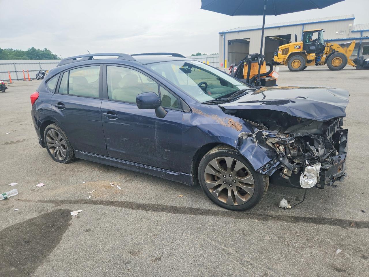 2014 Subaru Impreza Sport Premium Blue vin: JF1GPAL64EH298471