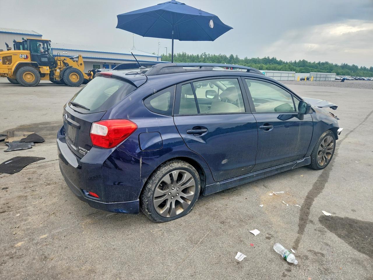 2014 Subaru Impreza Sport Premium Blue vin: JF1GPAL64EH298471