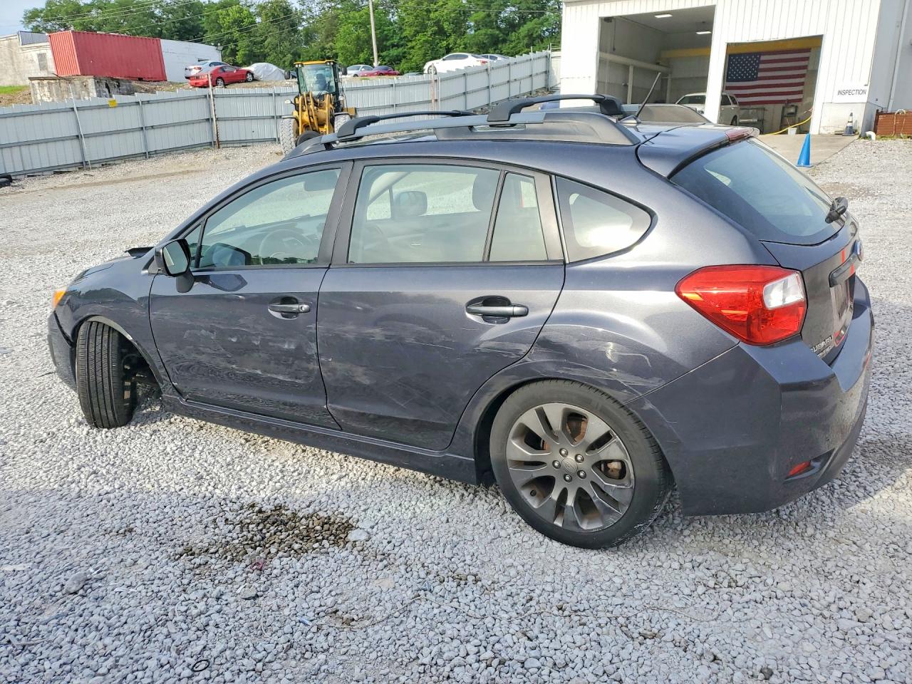 2012 Subaru Impreza Sport Premium Серый vin: JF1GPAL65CG214399