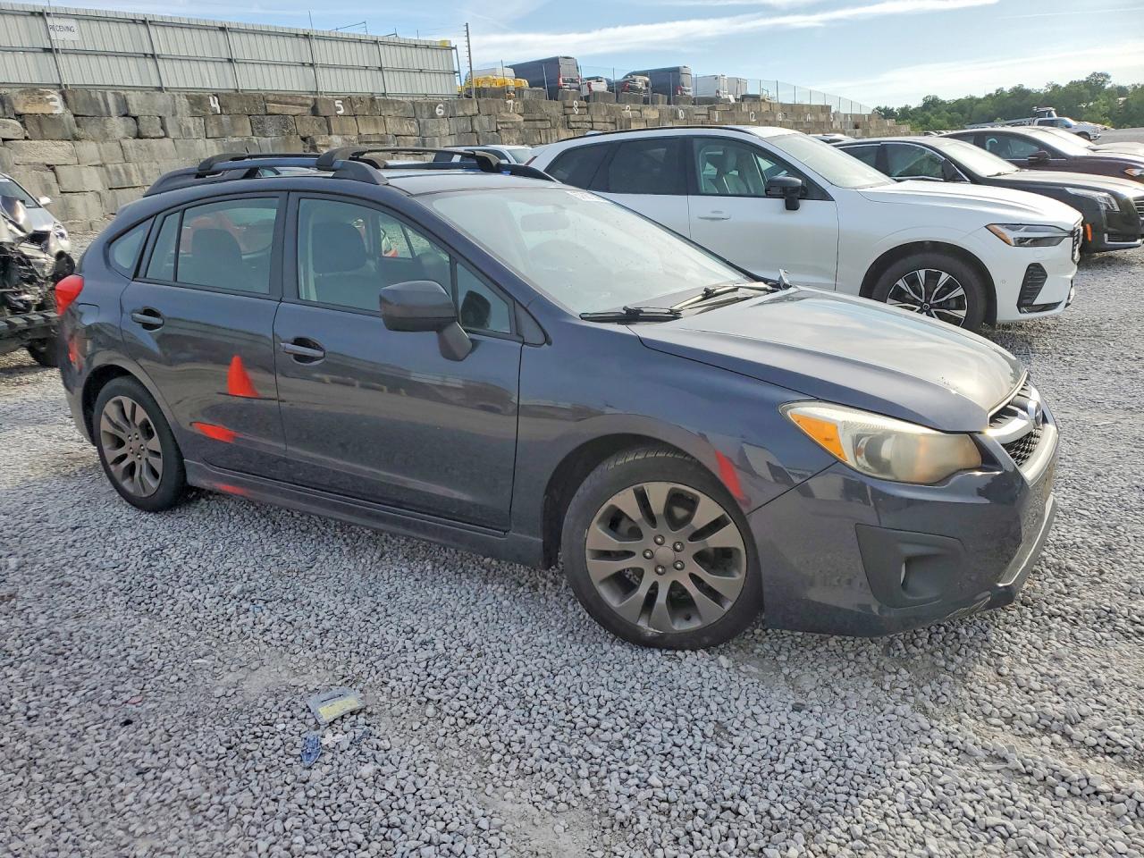 2012 Subaru Impreza Sport Premium Серый vin: JF1GPAL65CG214399