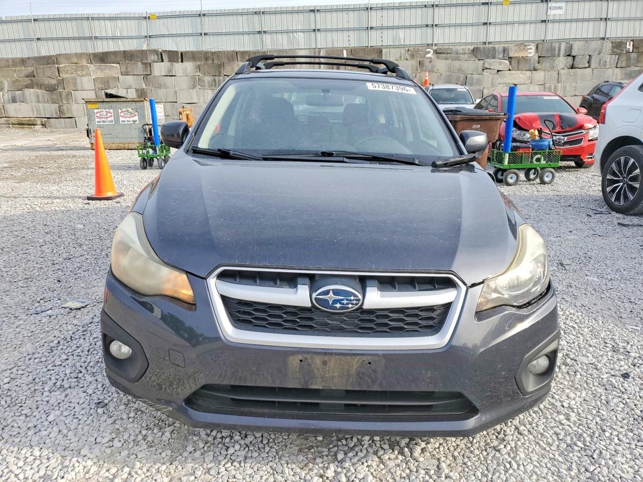 2012 Subaru Impreza Sport Premium Серый vin: JF1GPAL65CG214399