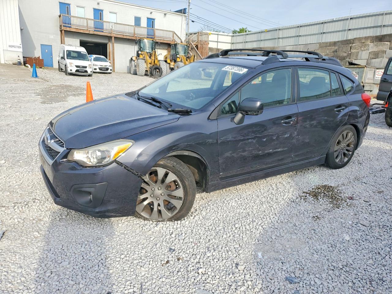 2012 Subaru Impreza Sport Premium Серый vin: JF1GPAL65CG214399