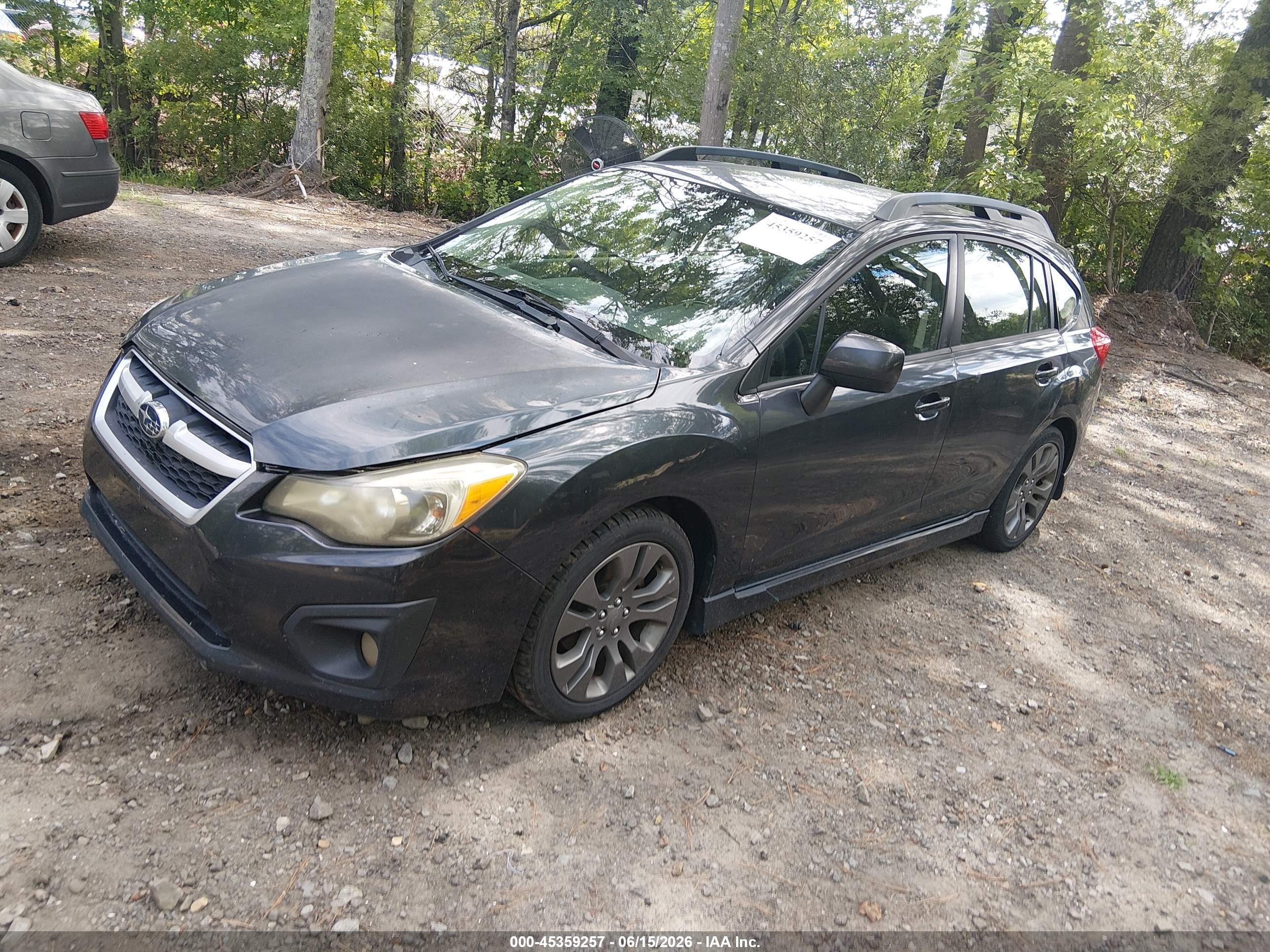 2012 Subaru Impreza 2.0i Sport Premium Black vin: JF1GPAL65CH201386