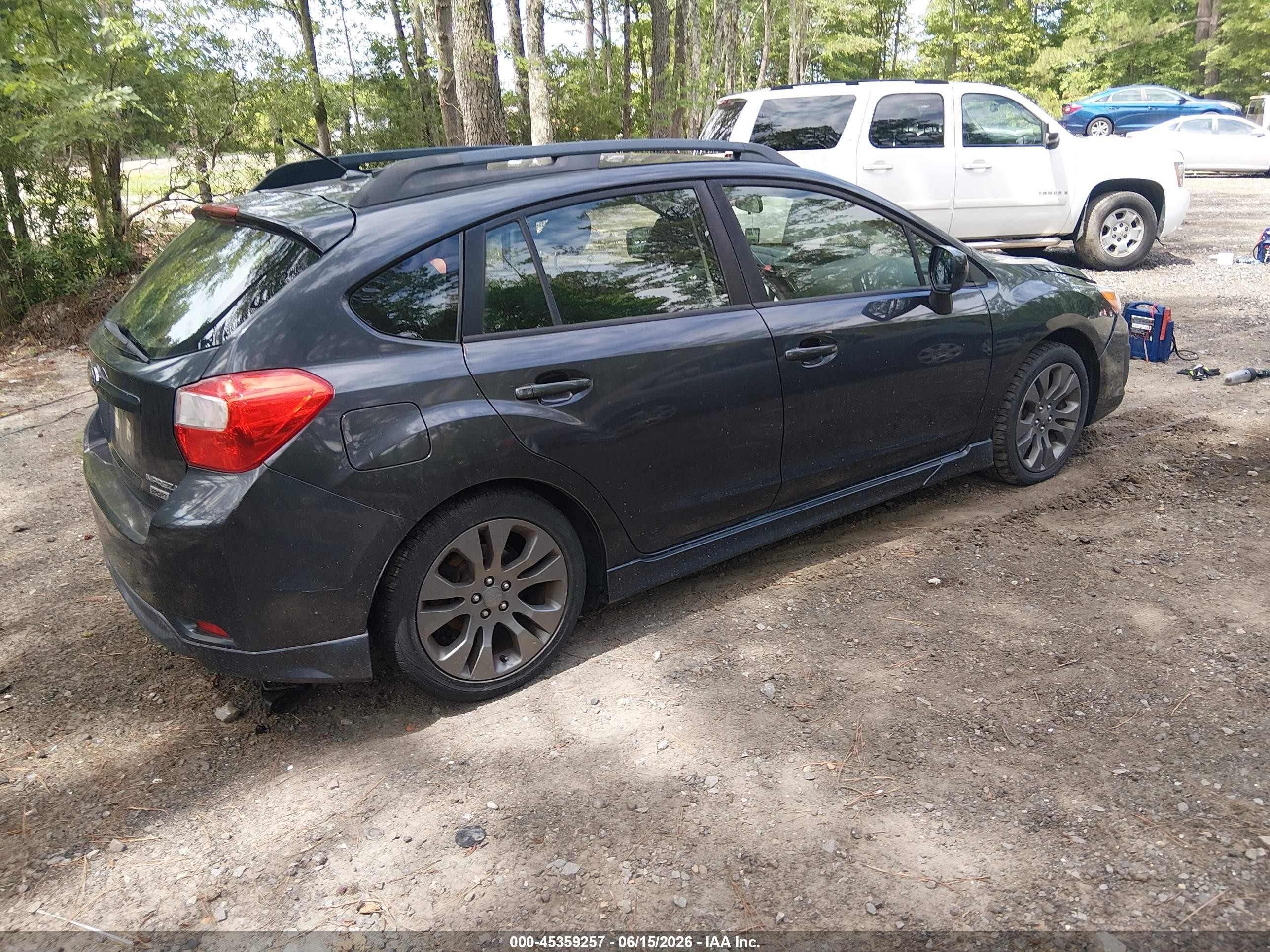 2012 Subaru Impreza 2.0i Sport Premium Black vin: JF1GPAL65CH201386