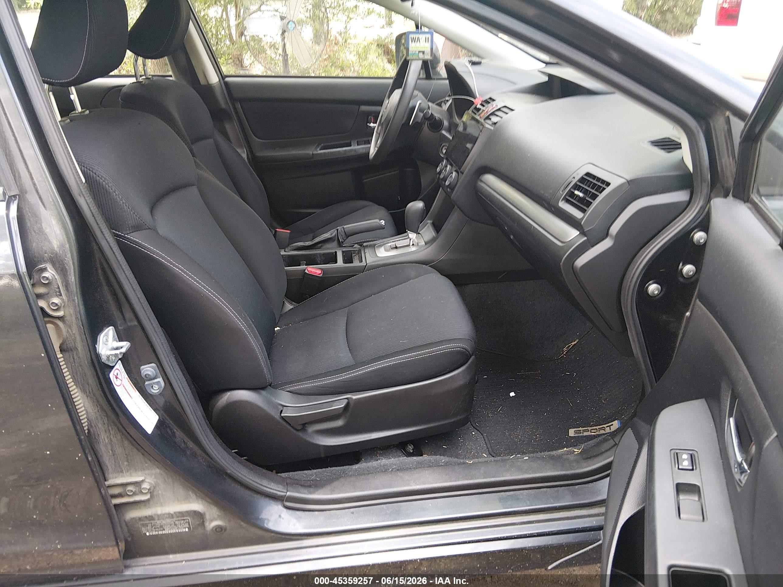 2012 Subaru Impreza 2.0i Sport Premium Black vin: JF1GPAL65CH201386
