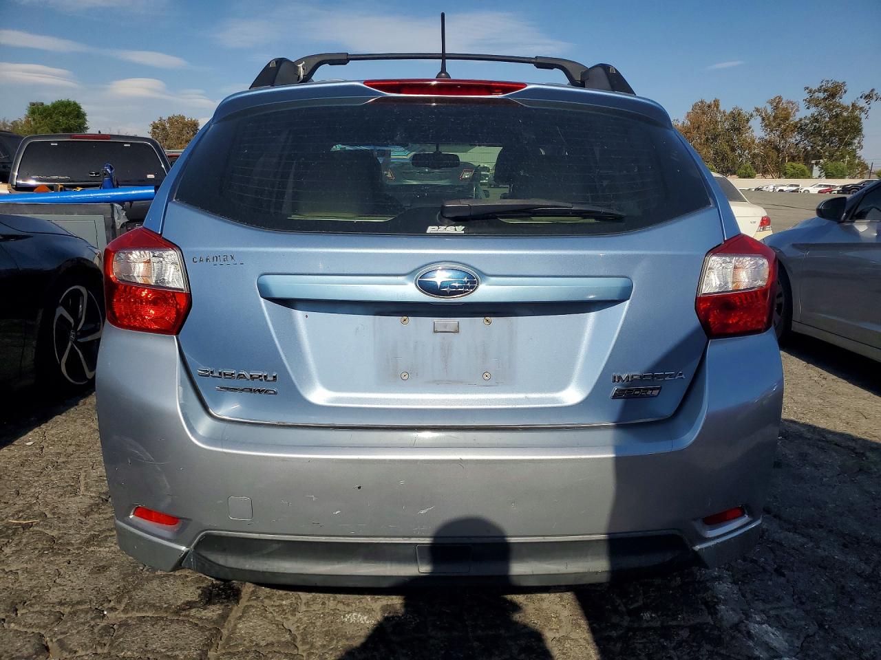 2012 Subaru Impreza Sport Premium Синий vin: JF1GPAL65CH219161