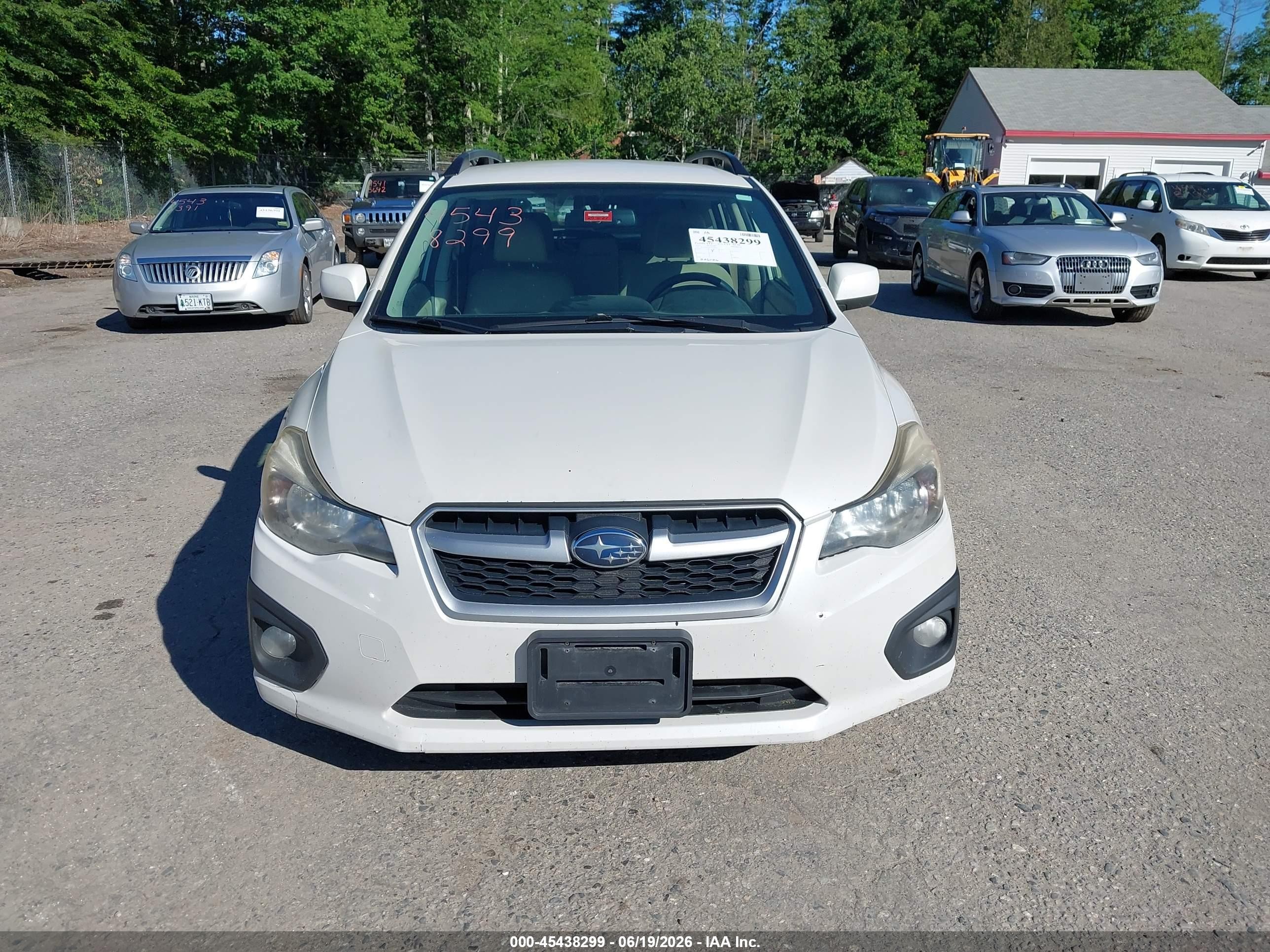 2012 Subaru Impreza 2.0i Sport Premium White vin: JF1GPAL65CH236803