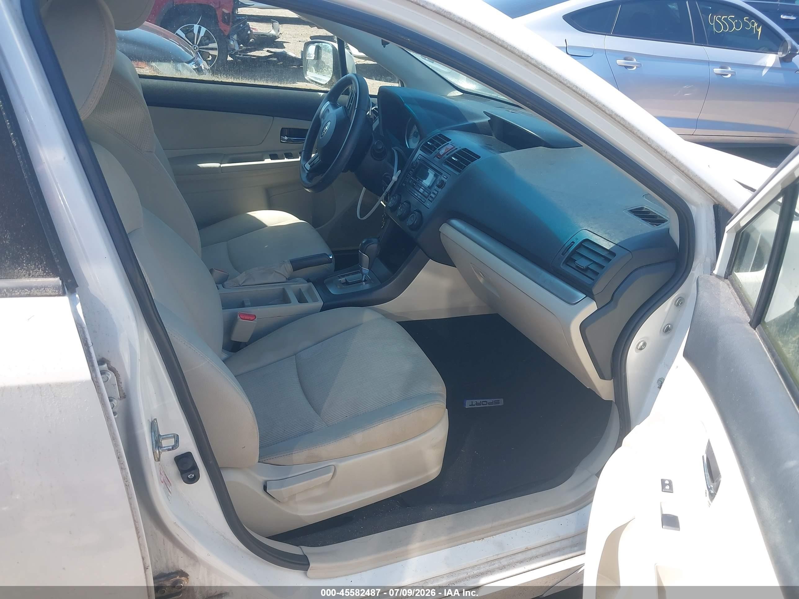 2013 Subaru Impreza 2.0i Sport Premium White vin: JF1GPAL65D2816217