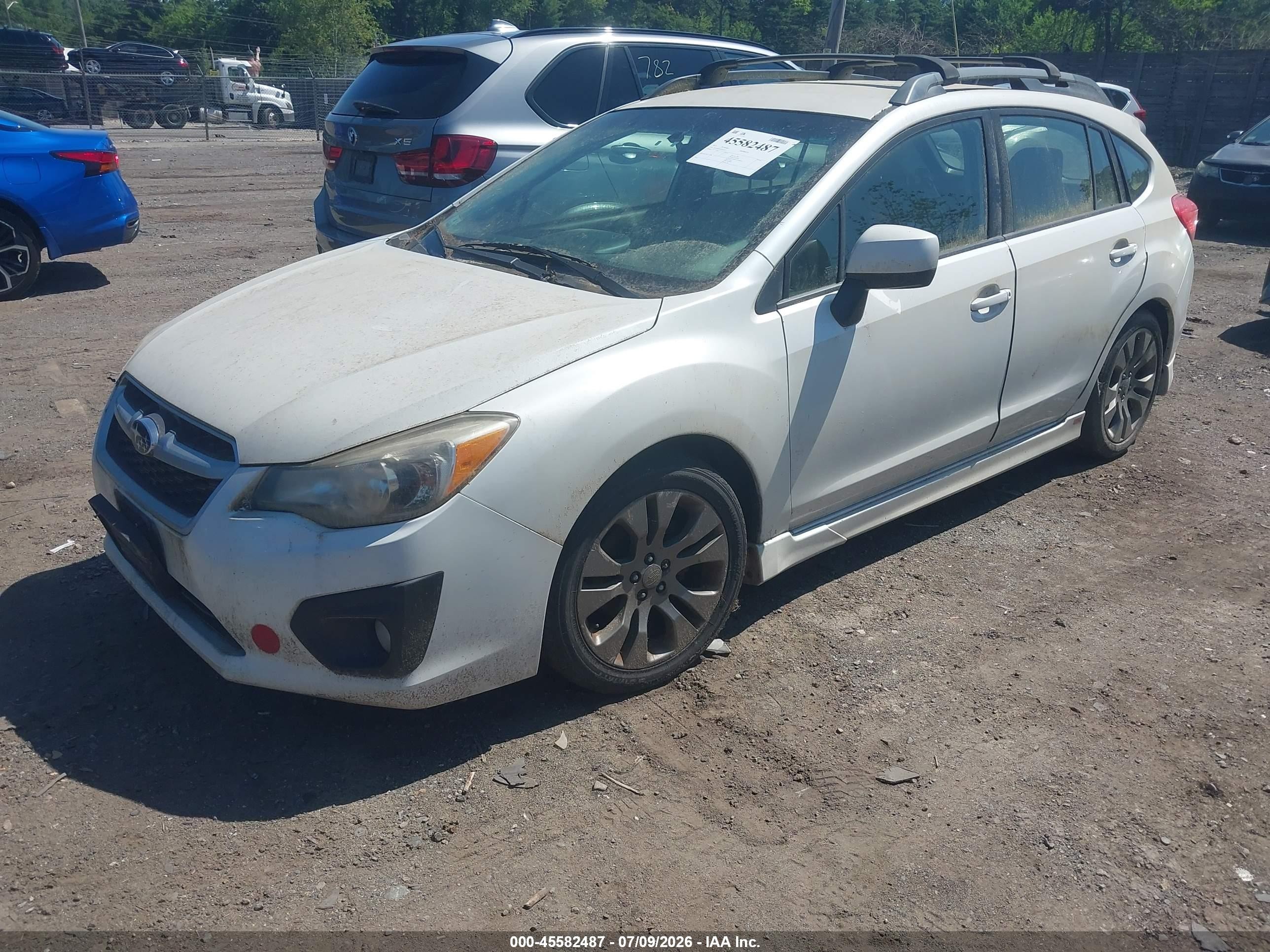 2013 Subaru Impreza 2.0i Sport Premium White vin: JF1GPAL65D2816217