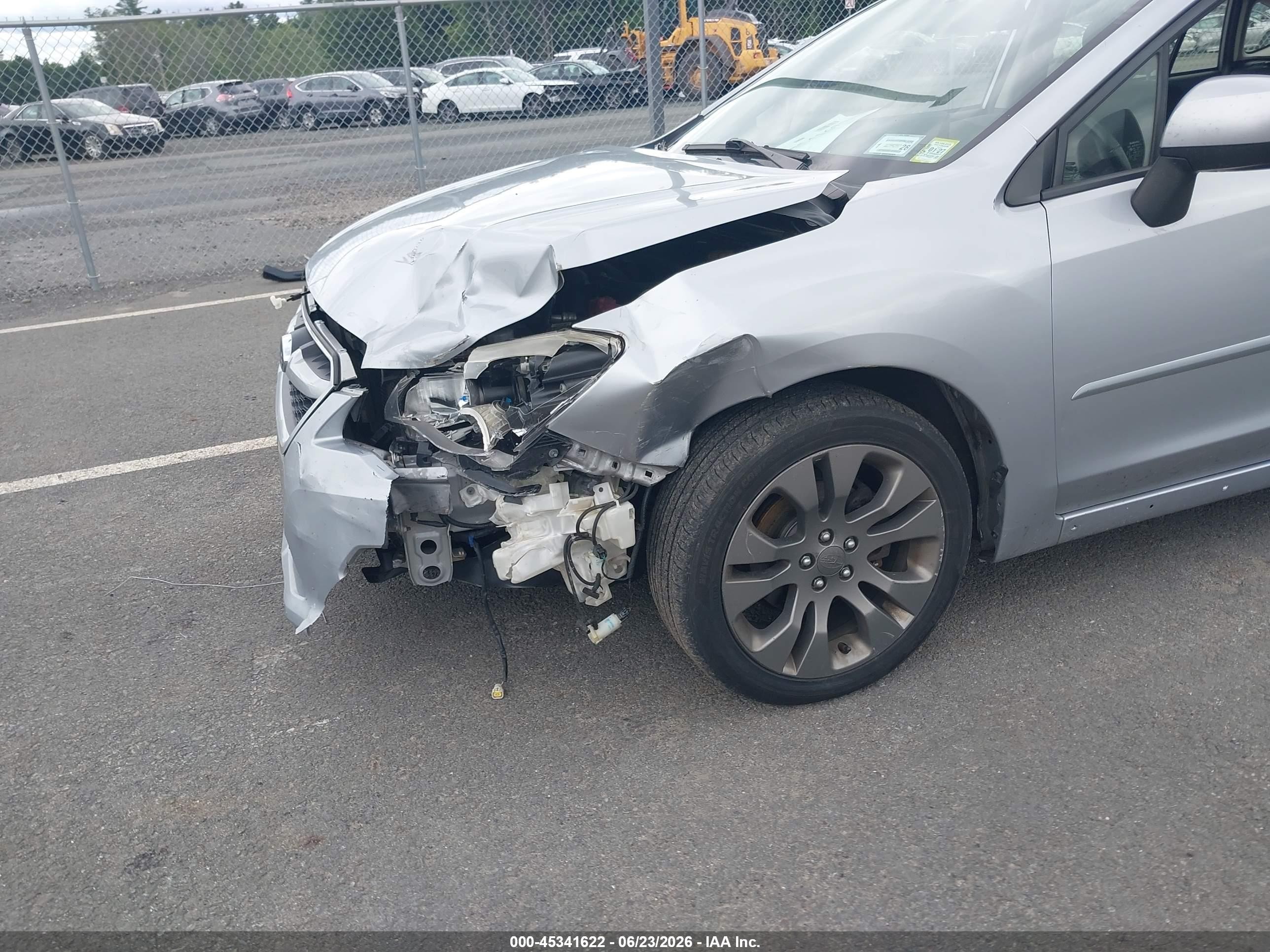 2013 Subaru Impreza 2.0i Sport Premium Silver vin: JF1GPAL65D2897168