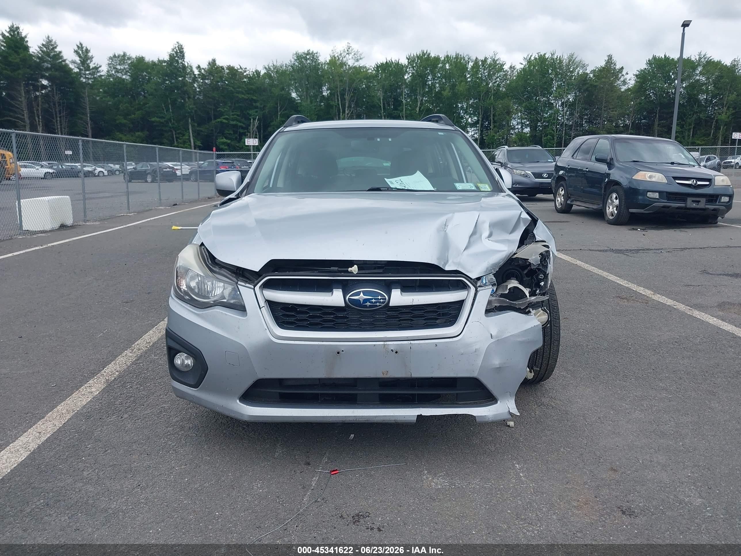 2013 Subaru Impreza 2.0i Sport Premium Silver vin: JF1GPAL65D2897168