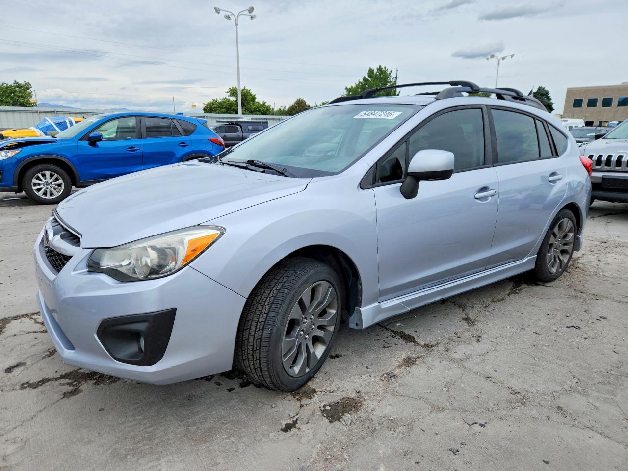 2014 Subaru Impreza Sport Premium Silver vin: JF1GPAL65E8266032