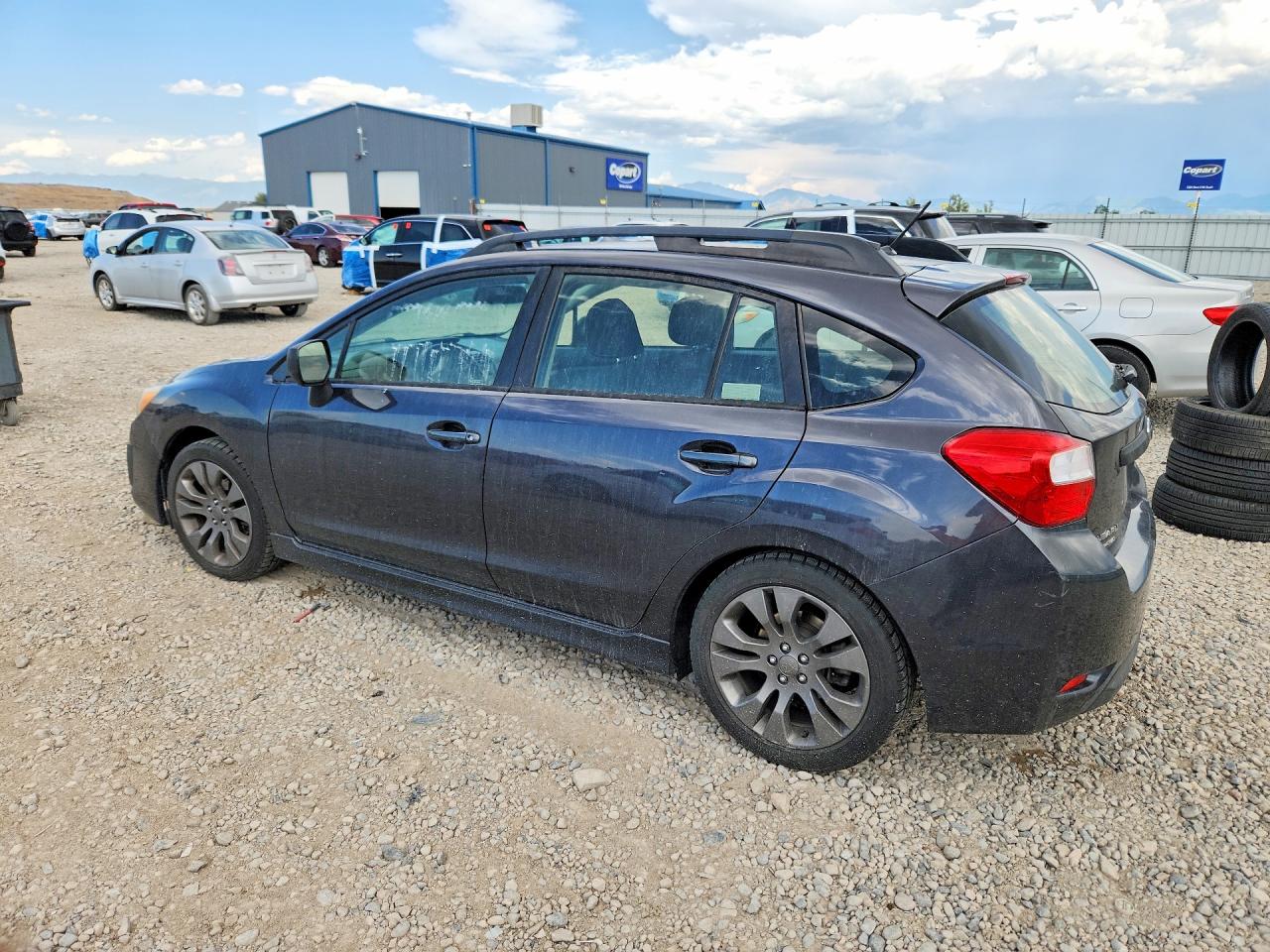 2014 Subaru Impreza Sport Premium Серый vin: JF1GPAL65E9253789