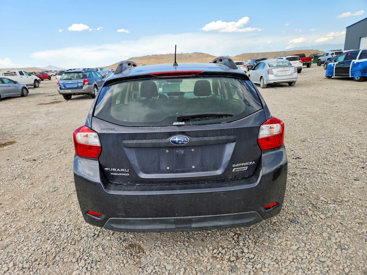 2014 Subaru Impreza Sport Premium Серый vin: JF1GPAL65E9253789