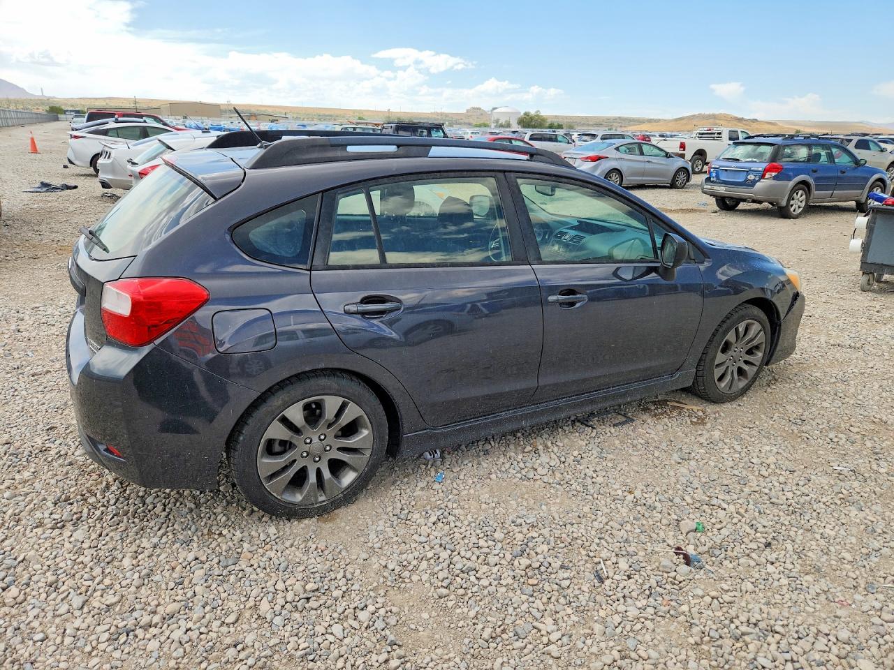 2014 Subaru Impreza Sport Premium Серый vin: JF1GPAL65E9253789