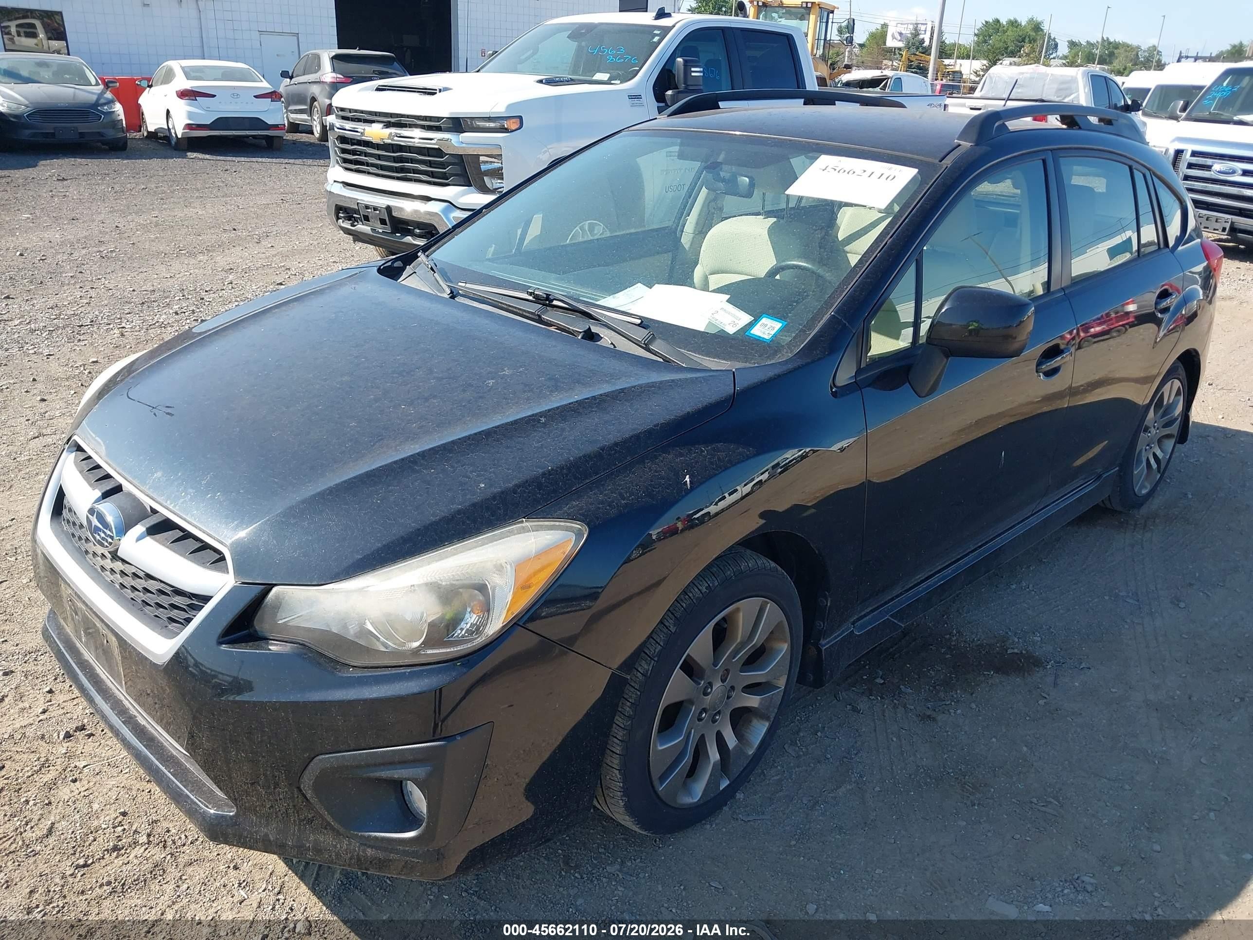 2014 Subaru Impreza 2.0i Sport Premium Black vin: JF1GPAL65E9254277