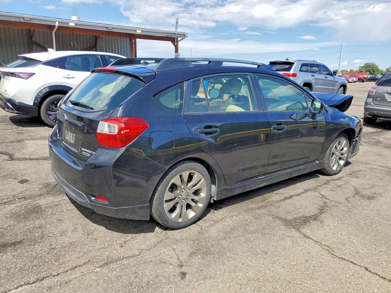 2014 Subaru Impreza Sport Premium Black vin: JF1GPAL65E9258880