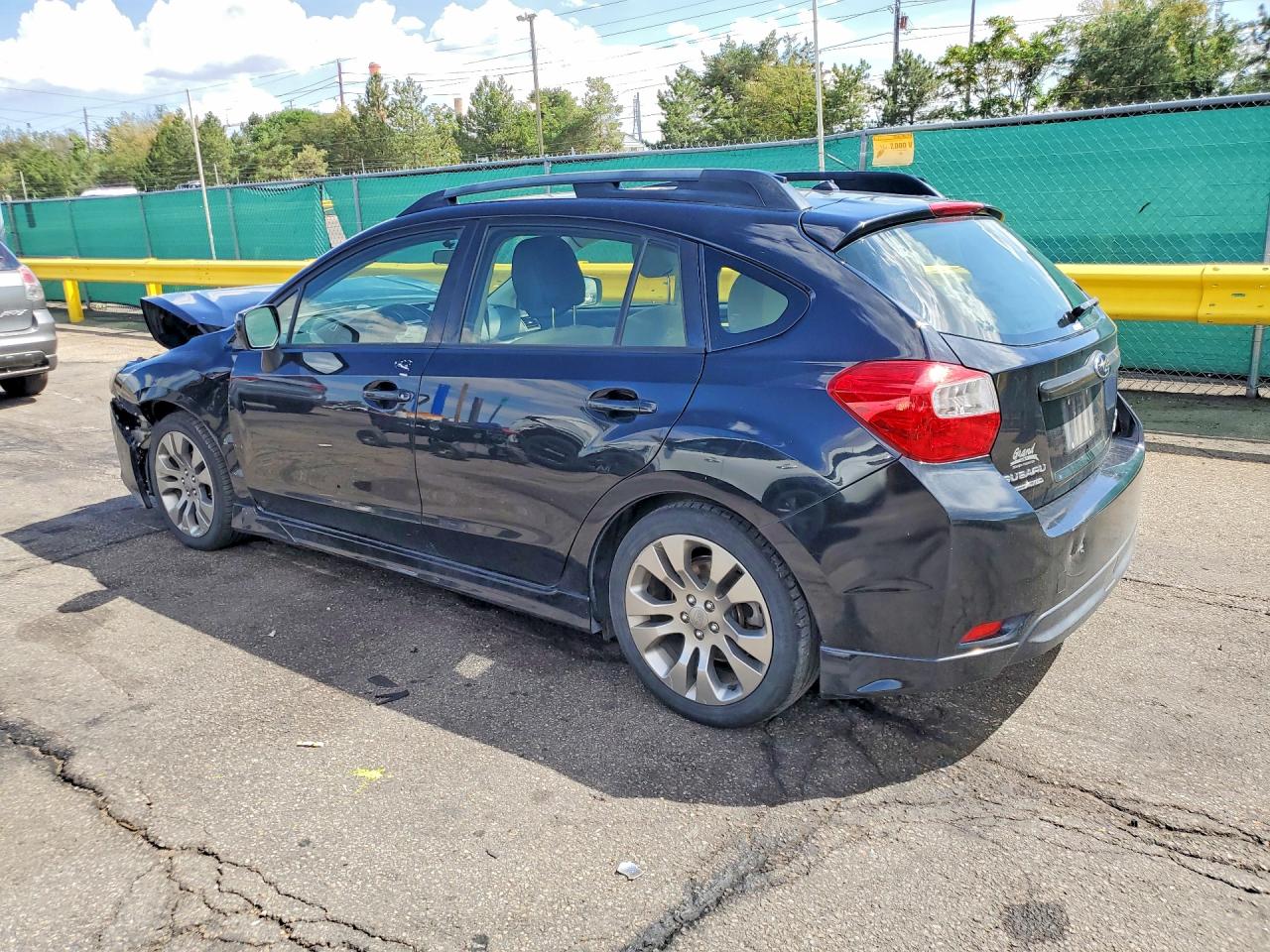2014 Subaru Impreza Sport Premium Black vin: JF1GPAL65E9258880