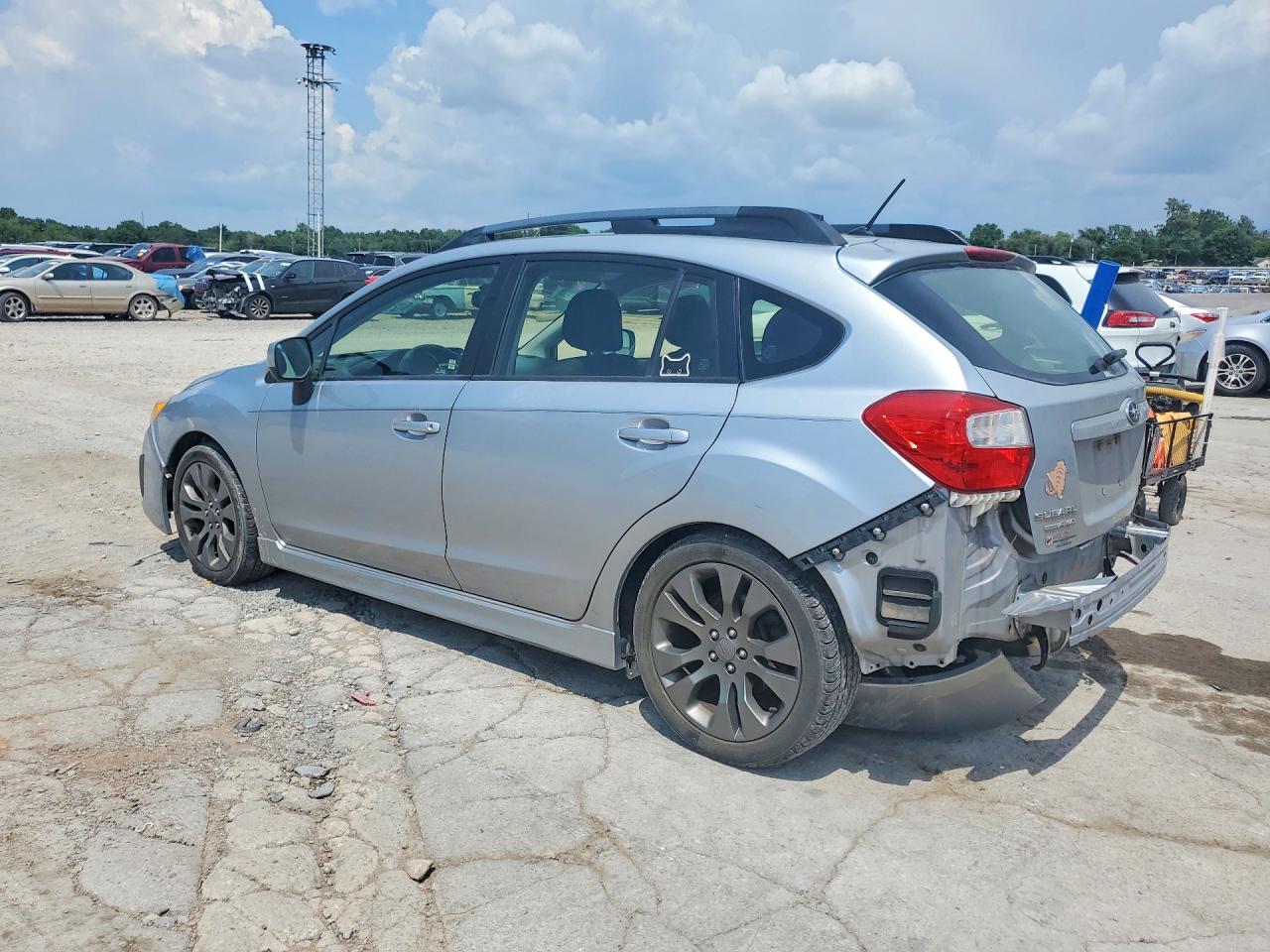 2013 Subaru Impreza Sport Premium Silver vin: JF1GPAL66D2217942