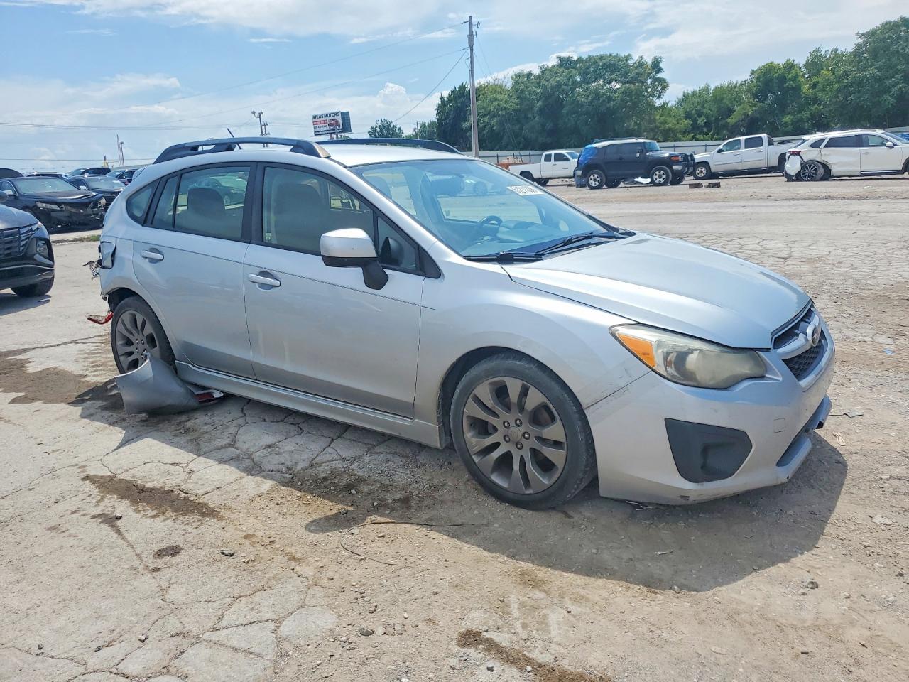 2013 Subaru Impreza Sport Premium Silver vin: JF1GPAL66D2217942