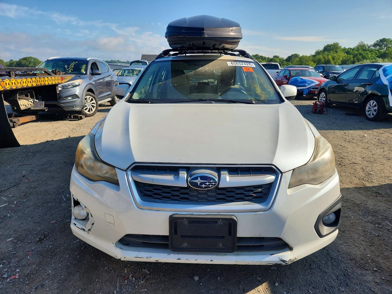 2013 Subaru Impreza Sport Premium White vin: JF1GPAL66D2870187