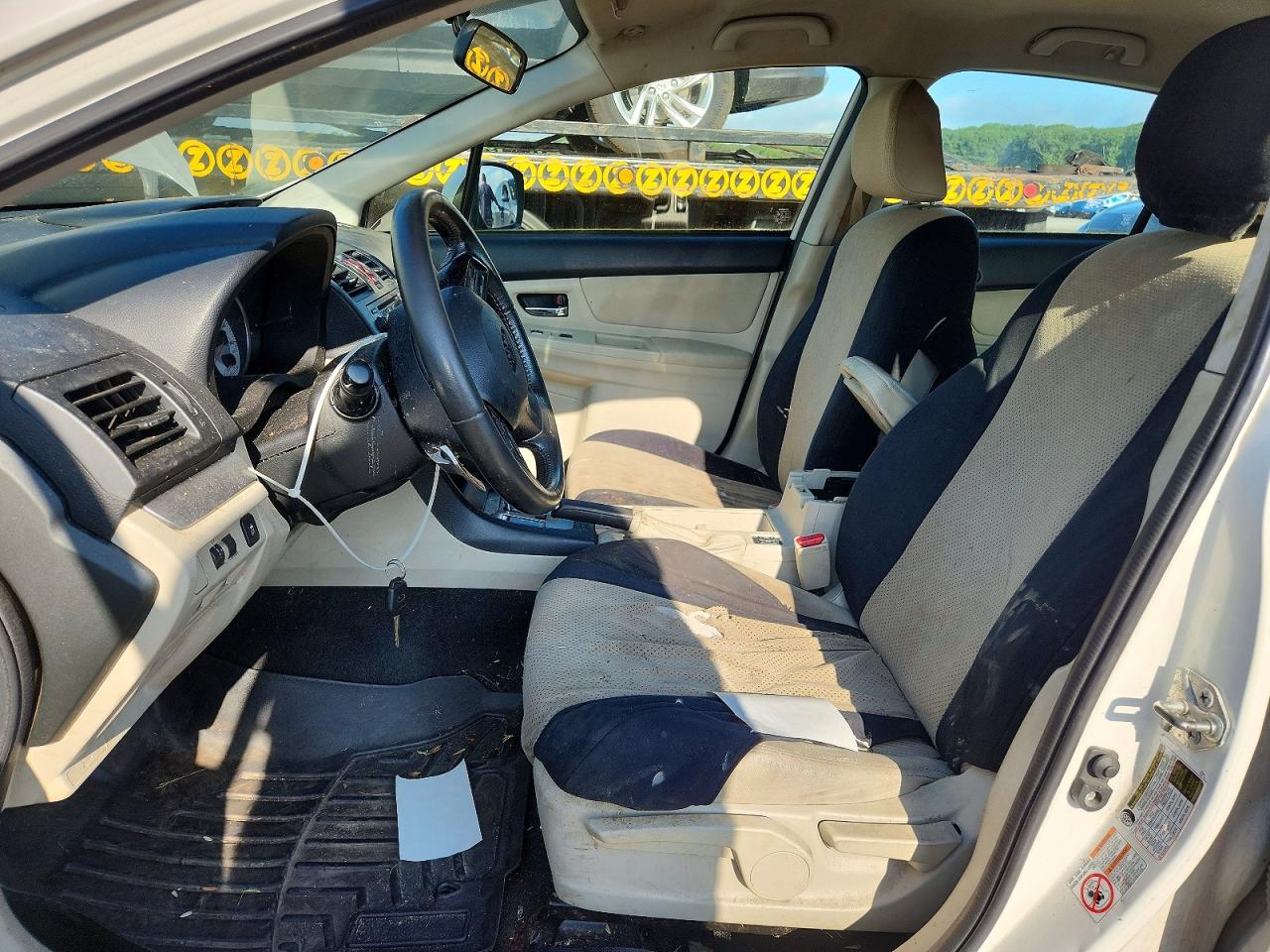 2013 Subaru Impreza Sport Premium White vin: JF1GPAL66D2870187