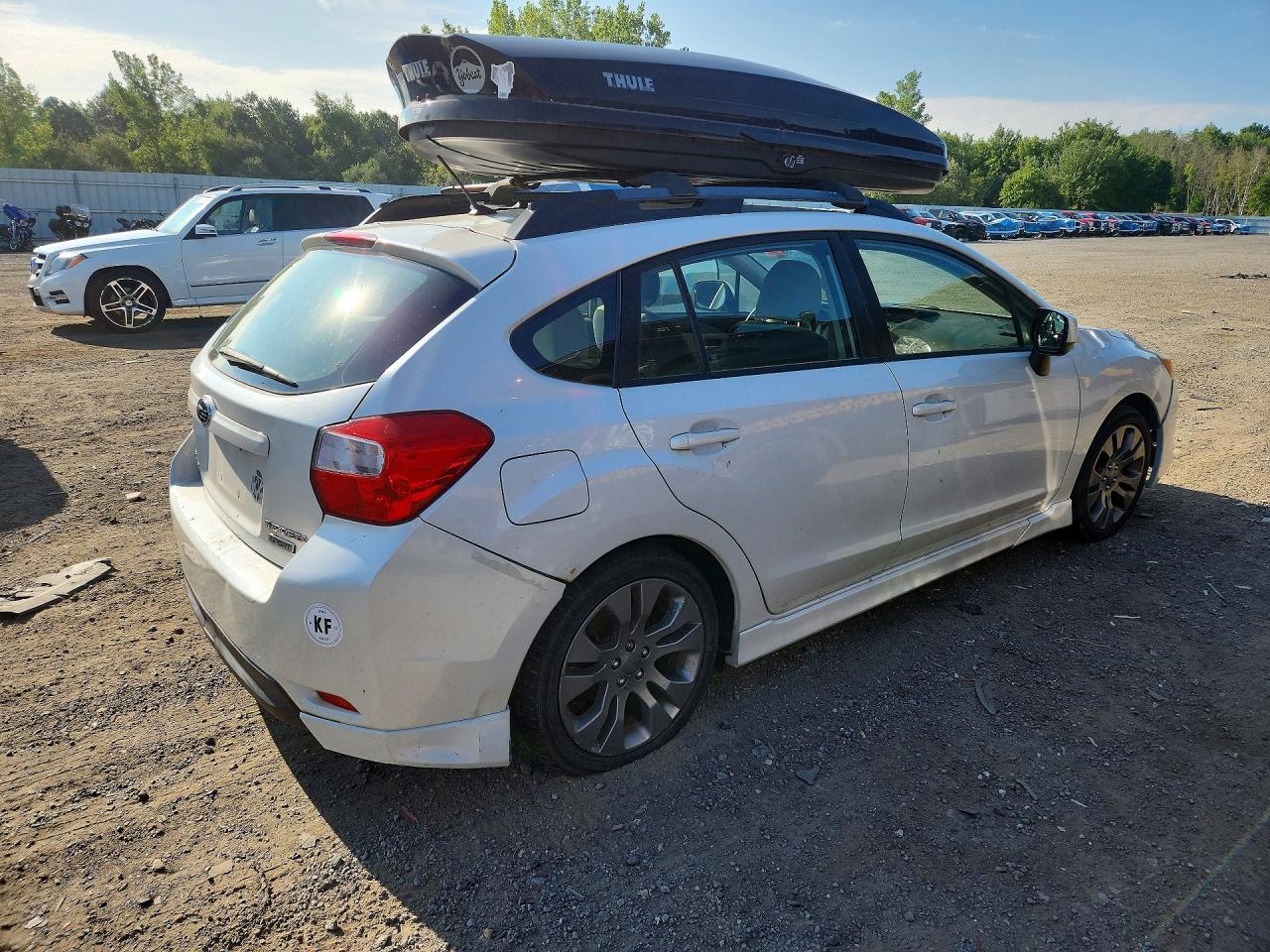 2013 Subaru Impreza Sport Premium White vin: JF1GPAL66D2870187