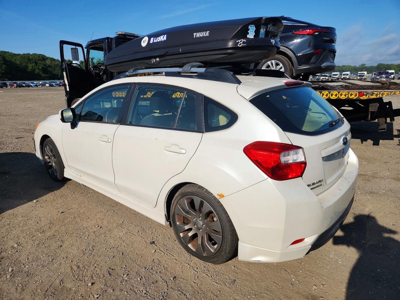 2013 Subaru Impreza Sport Premium White vin: JF1GPAL66D2870187