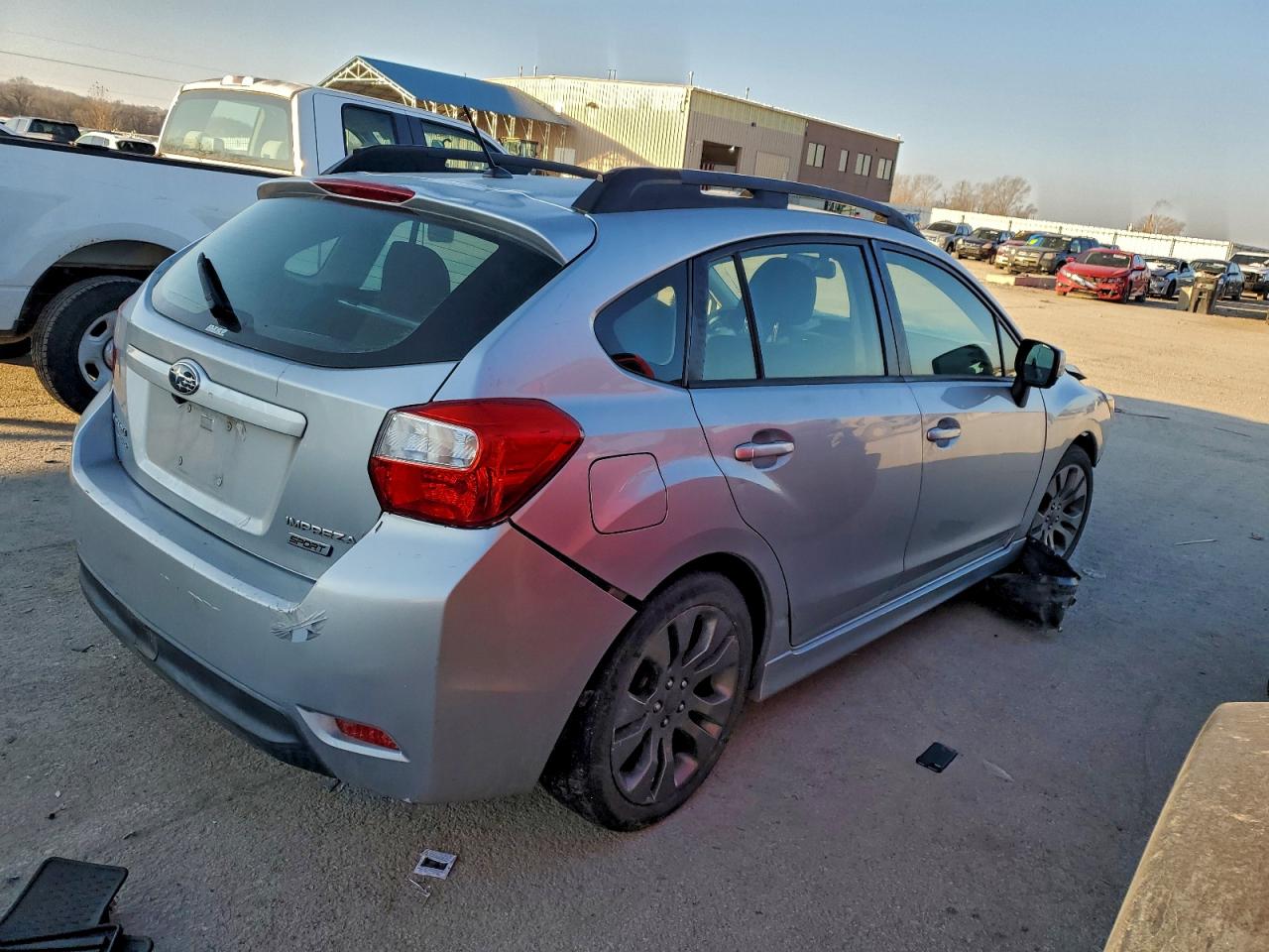 2013 Subaru Impreza Sport Premium Silver vin: JF1GPAL66D2888298