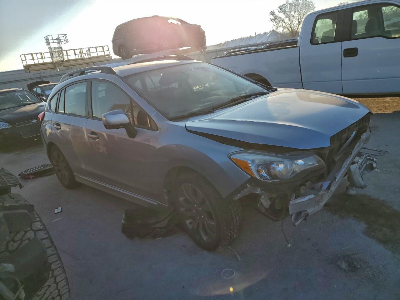 2013 Subaru Impreza Sport Premium Silver vin: JF1GPAL66D2888298