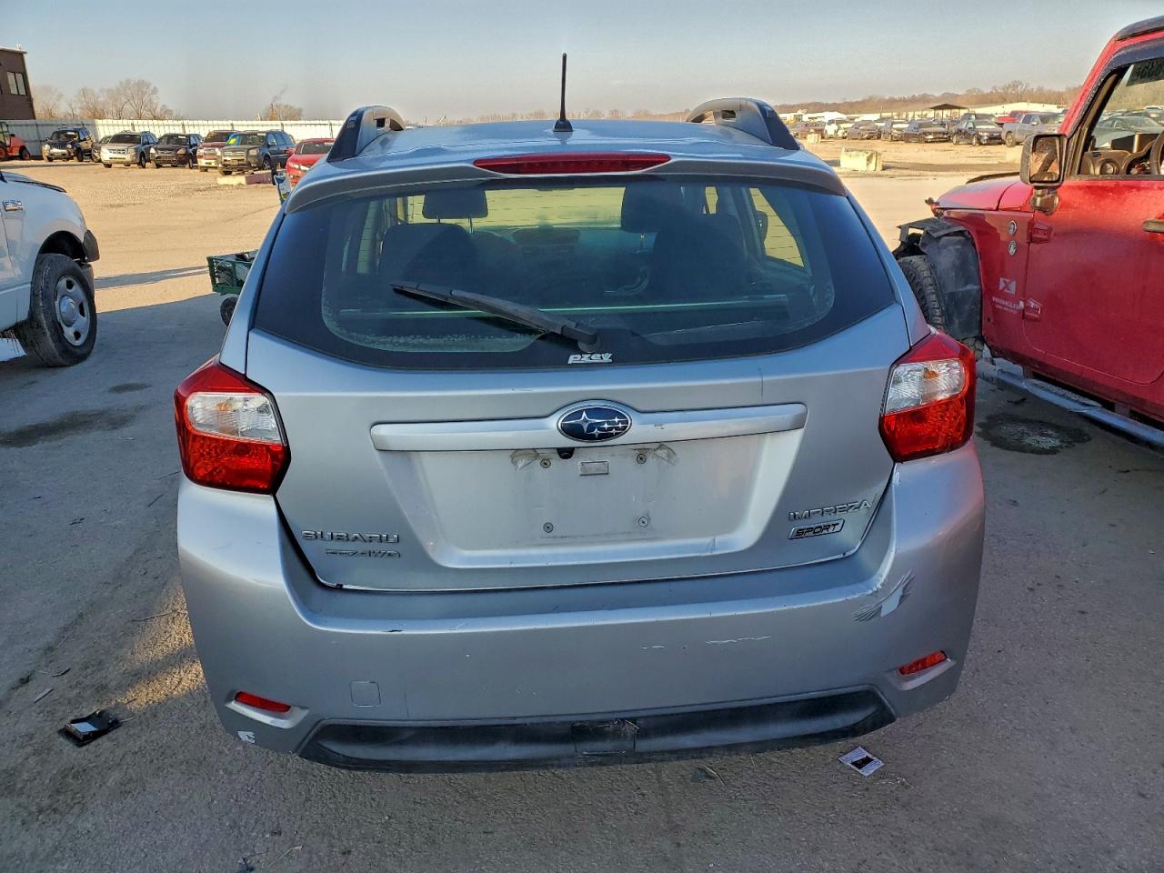 2013 Subaru Impreza Sport Premium Silver vin: JF1GPAL66D2888298