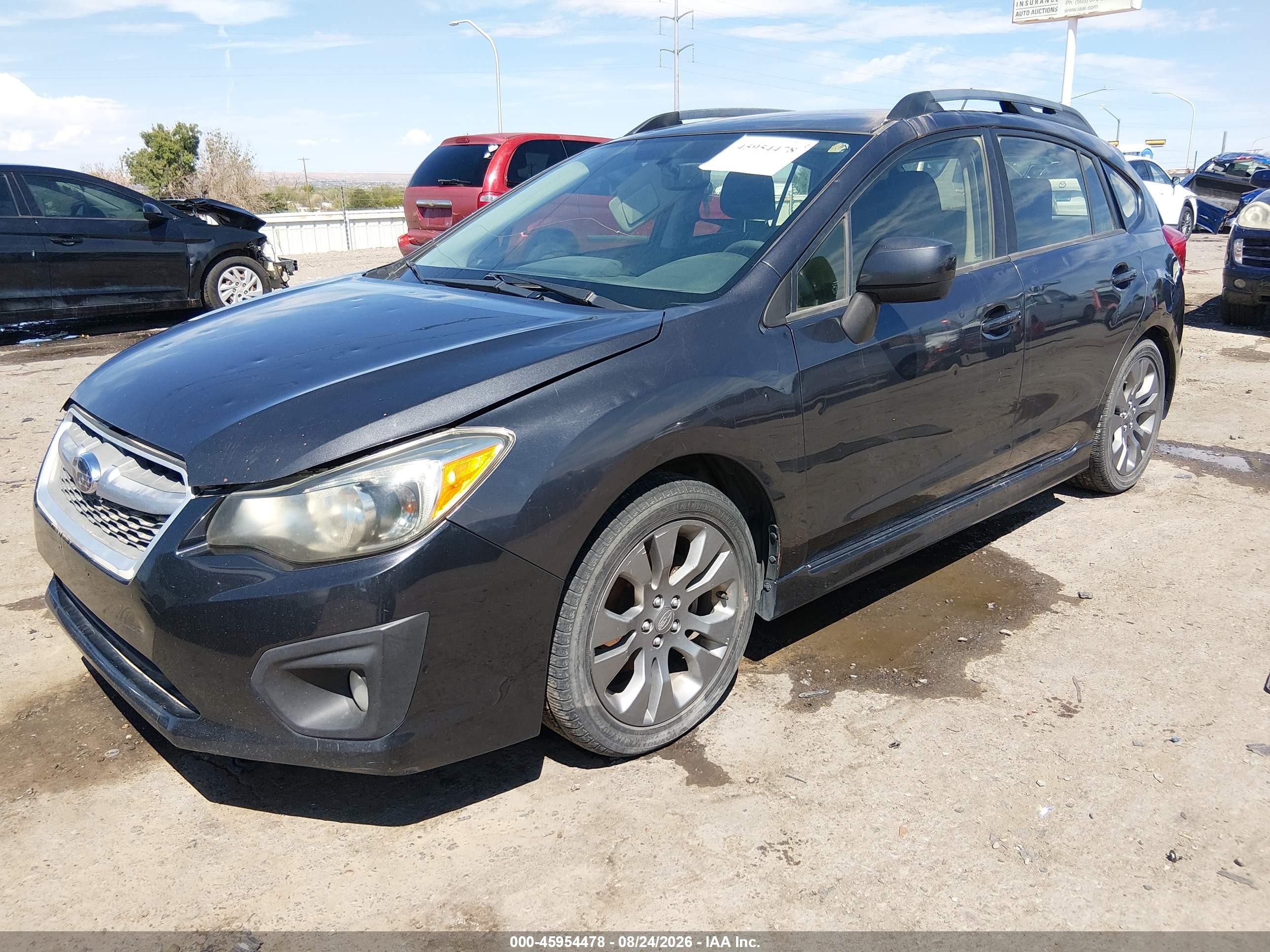 2013 Subaru Impreza 2.0i Sport Premium Gray vin: JF1GPAL66DG803494