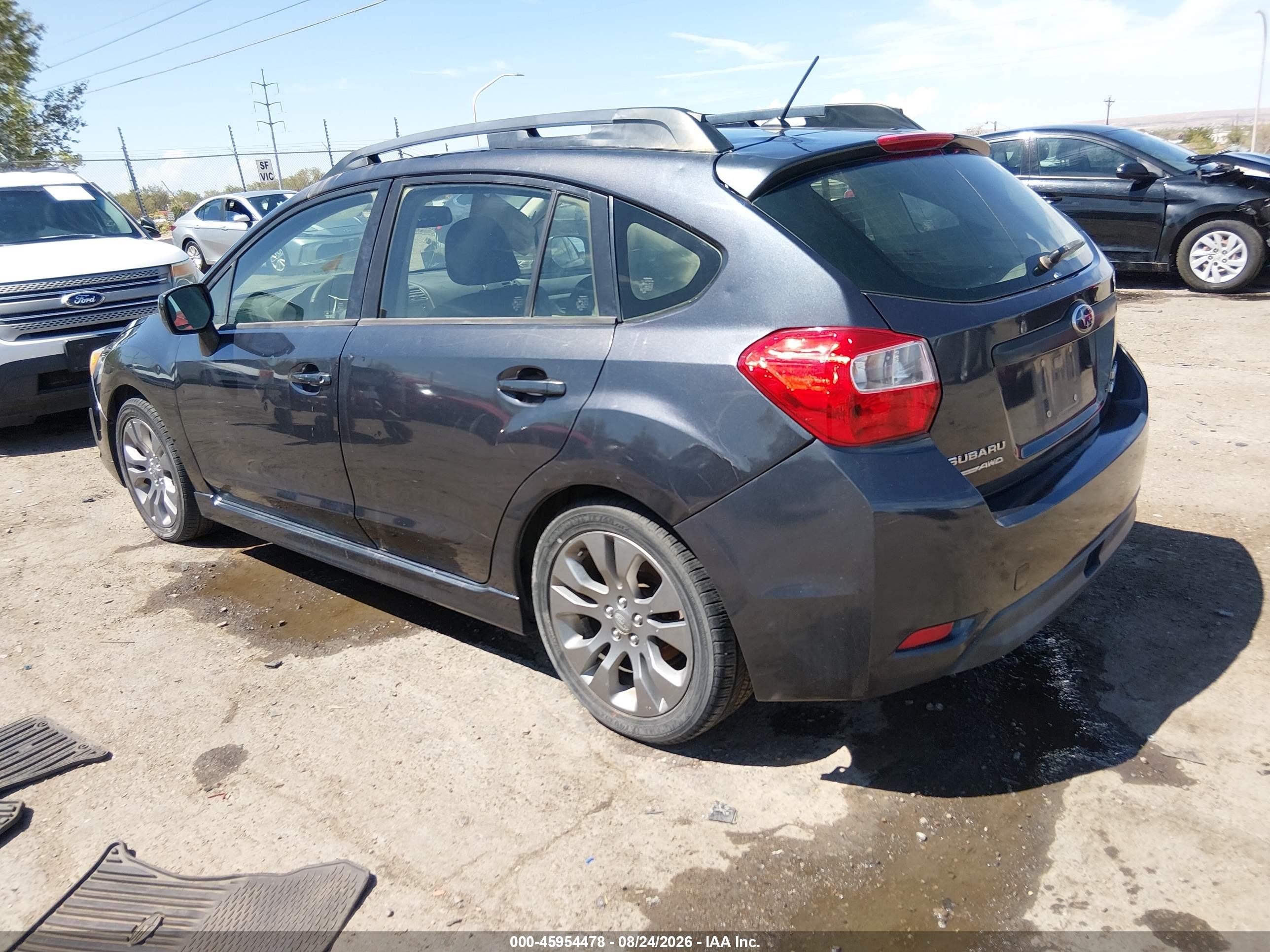 2013 Subaru Impreza 2.0i Sport Premium Gray vin: JF1GPAL66DG803494