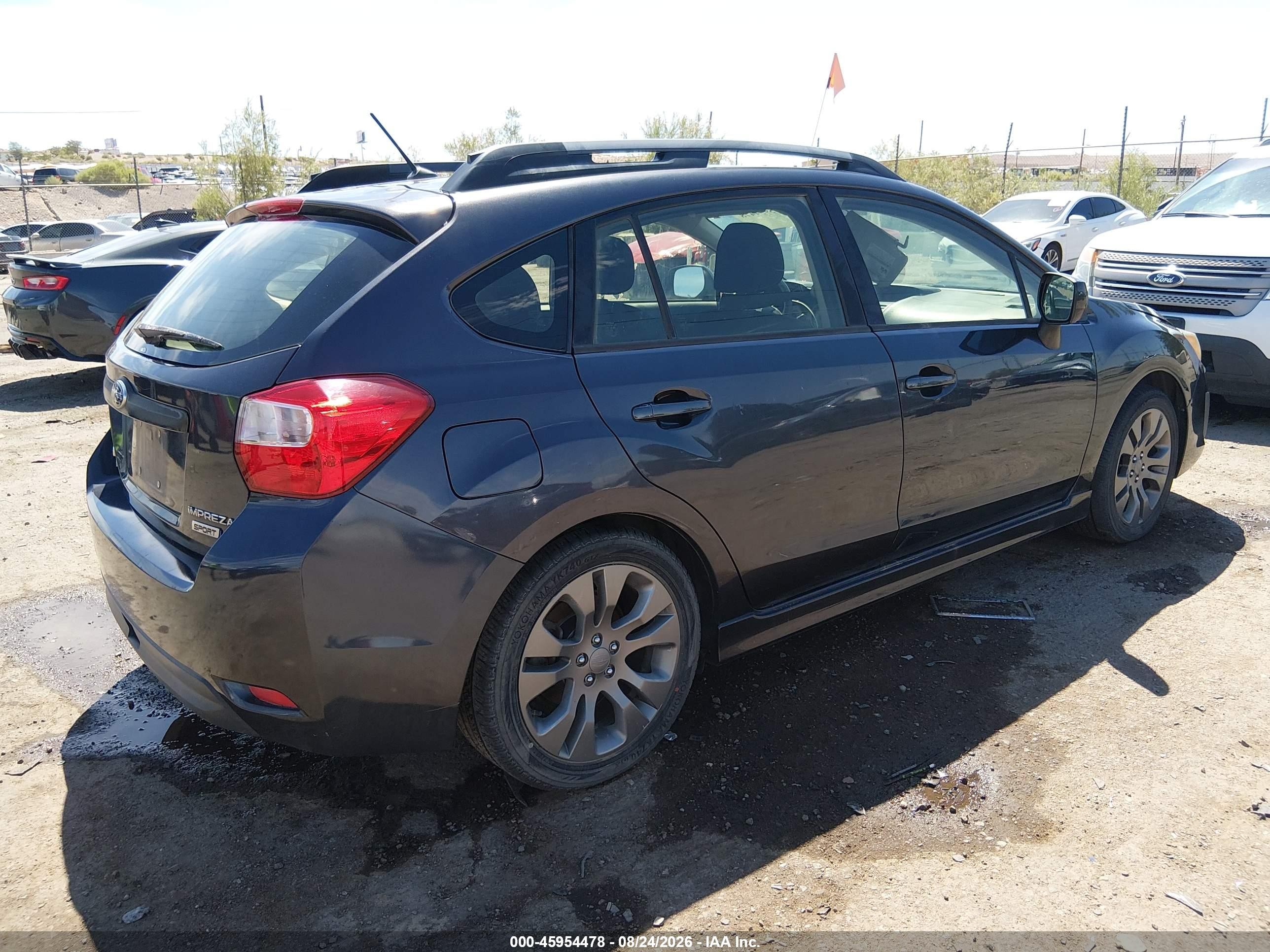 2013 Subaru Impreza 2.0i Sport Premium Gray vin: JF1GPAL66DG803494
