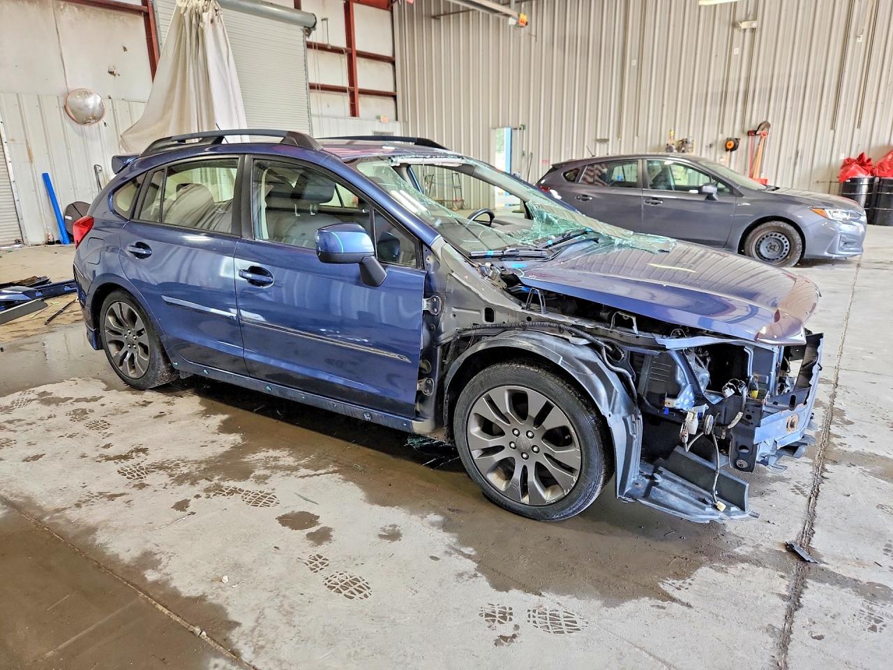 2013 Subaru Impreza Sport Premium Blue vin: JF1GPAL66DH206694