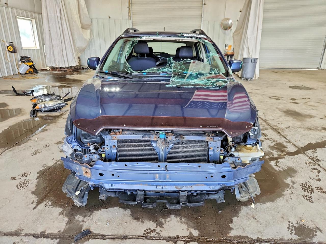 2013 Subaru Impreza Sport Premium Blue vin: JF1GPAL66DH206694