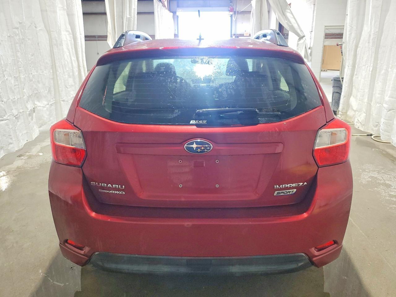 2013 Subaru Impreza Sport Premium Red vin: JF1GPAL66DH825599