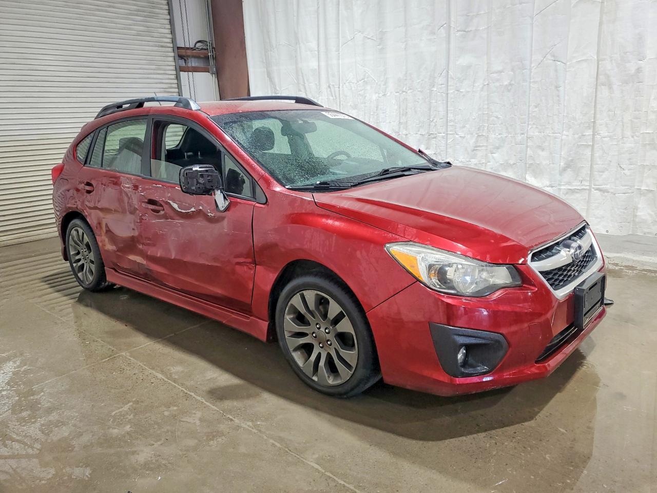 2013 Subaru Impreza Sport Premium Red vin: JF1GPAL66DH825599