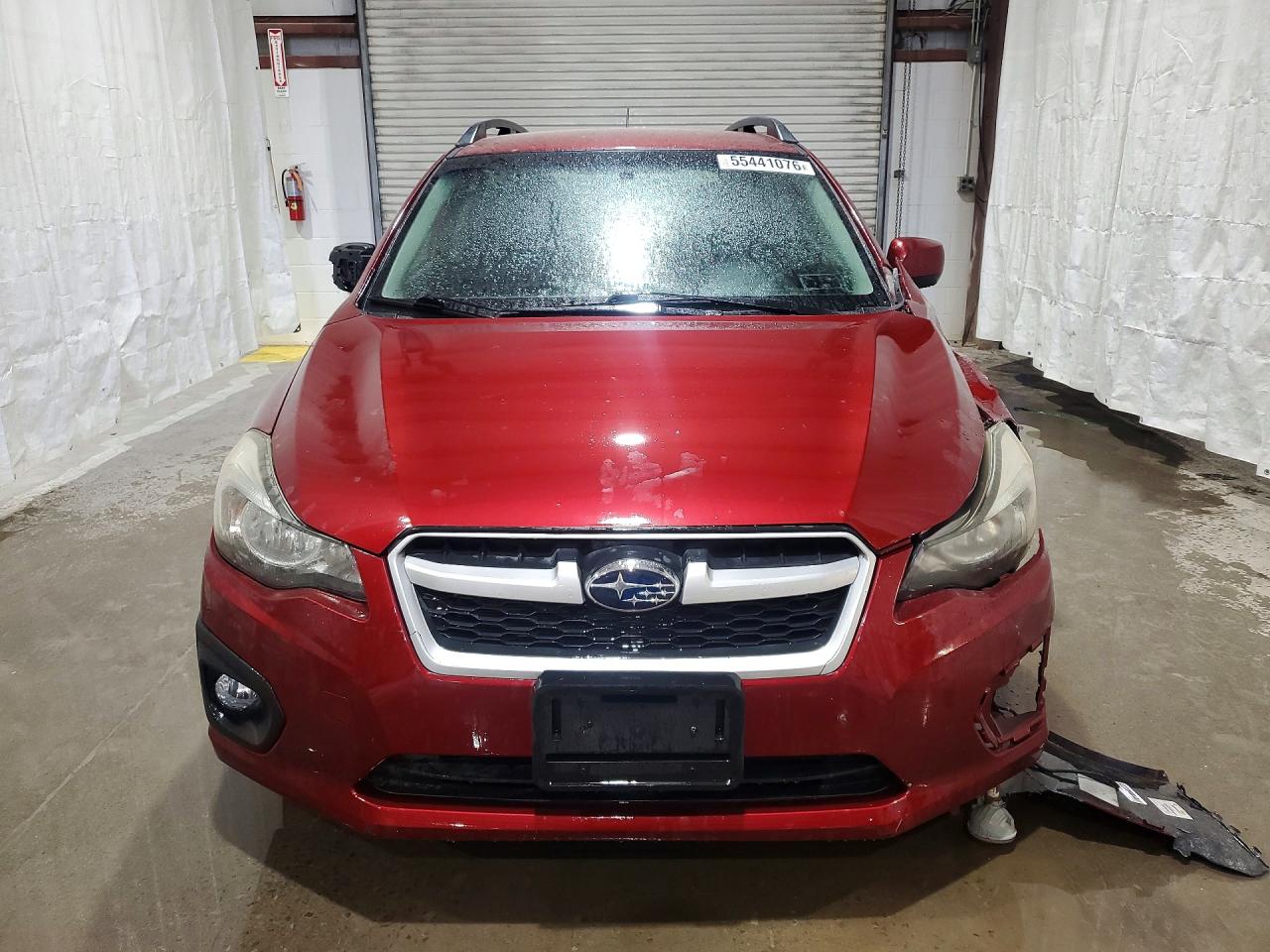 2013 Subaru Impreza Sport Premium Red vin: JF1GPAL66DH825599