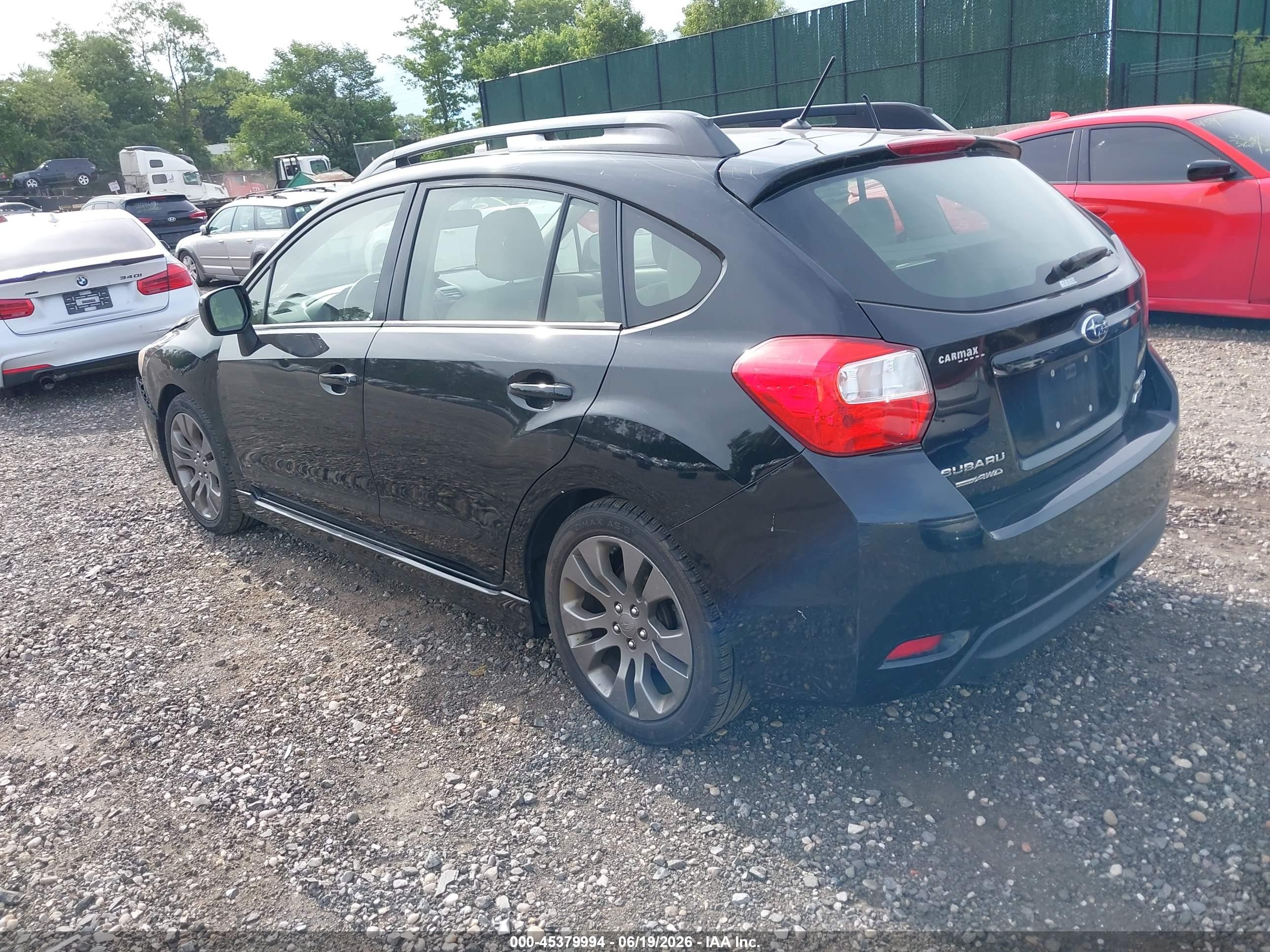 2013 Subaru Impreza 2.0i Sport Premium Black vin: JF1GPAL66DH842936