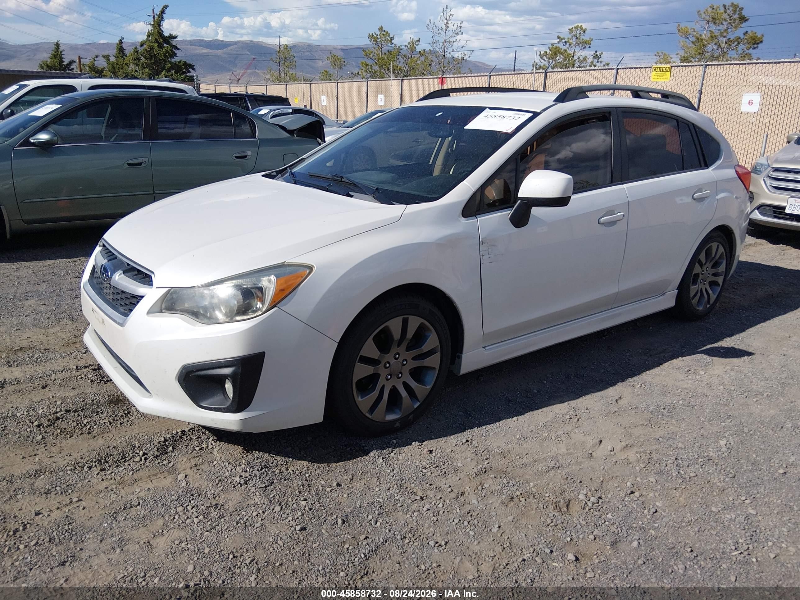 2013 Subaru Impreza 2.0i Sport Premium White vin: JF1GPAL66DH843004