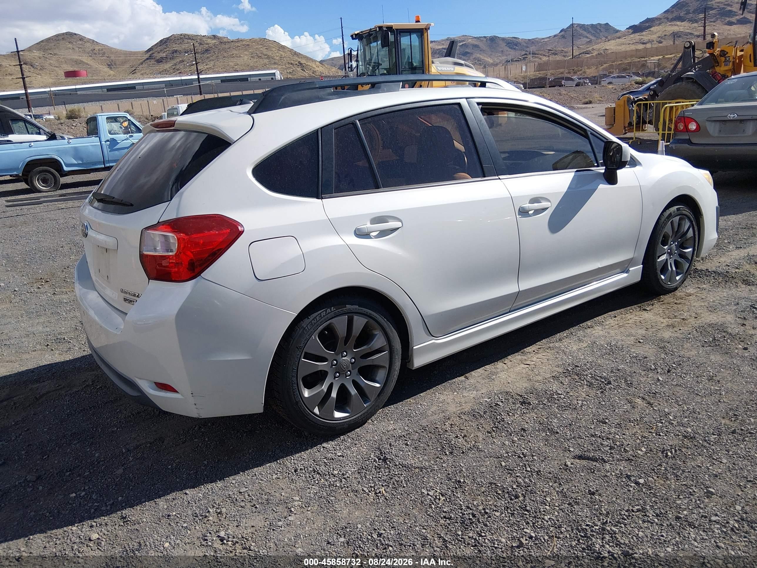 2013 Subaru Impreza 2.0i Sport Premium White vin: JF1GPAL66DH843004