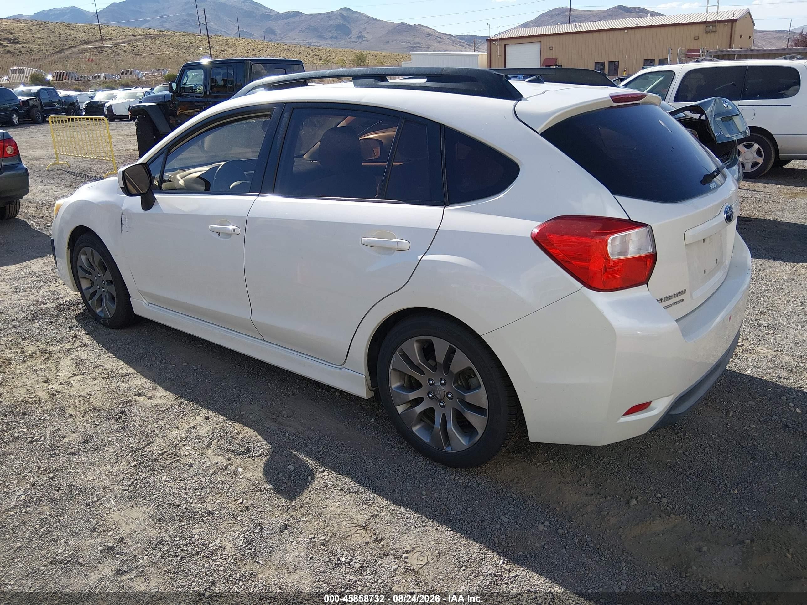 2013 Subaru Impreza 2.0i Sport Premium White vin: JF1GPAL66DH843004